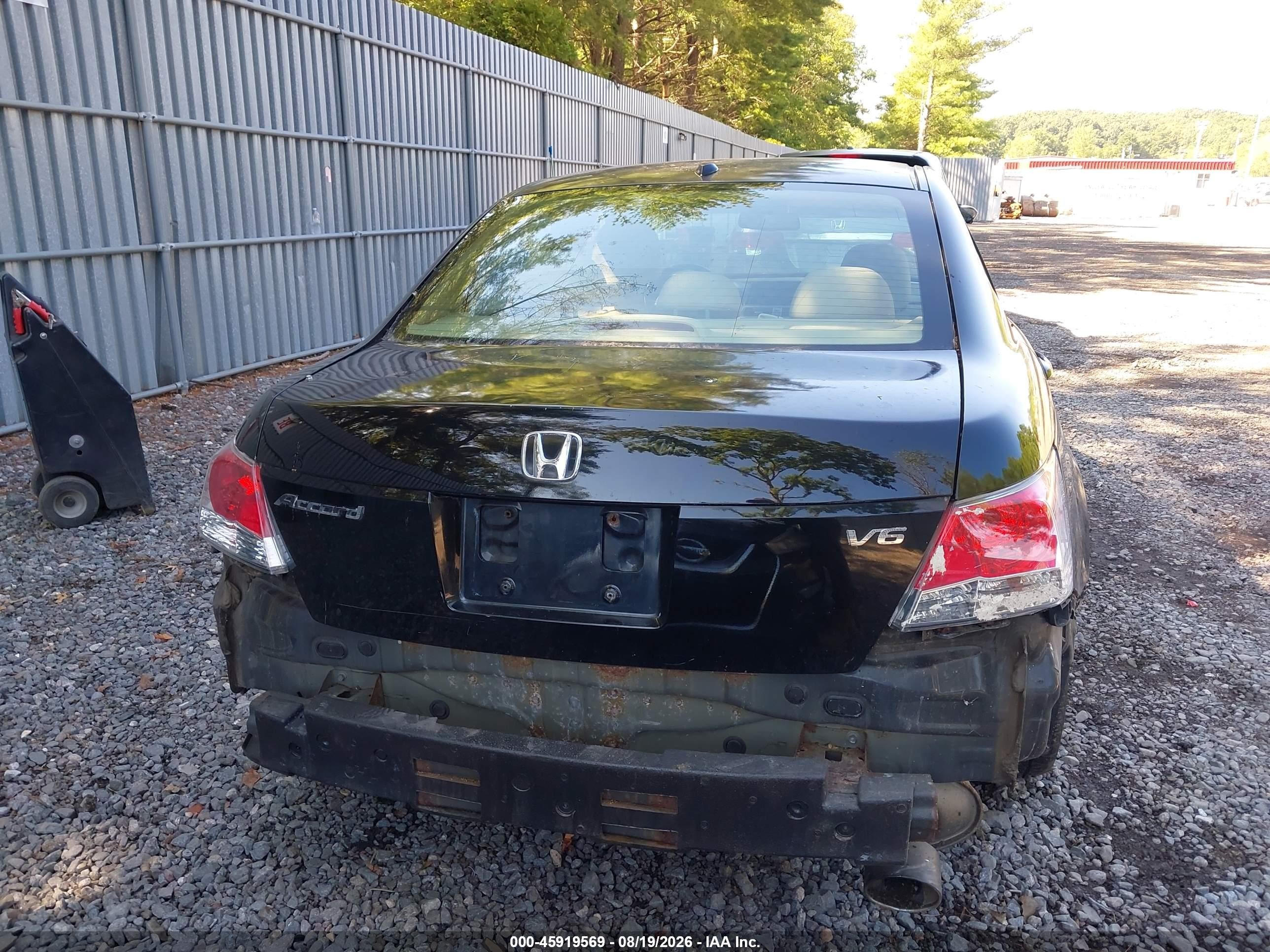 2011 Honda Accord 2.4 Ex-l Black vin: 1HGCP2F82BA082278