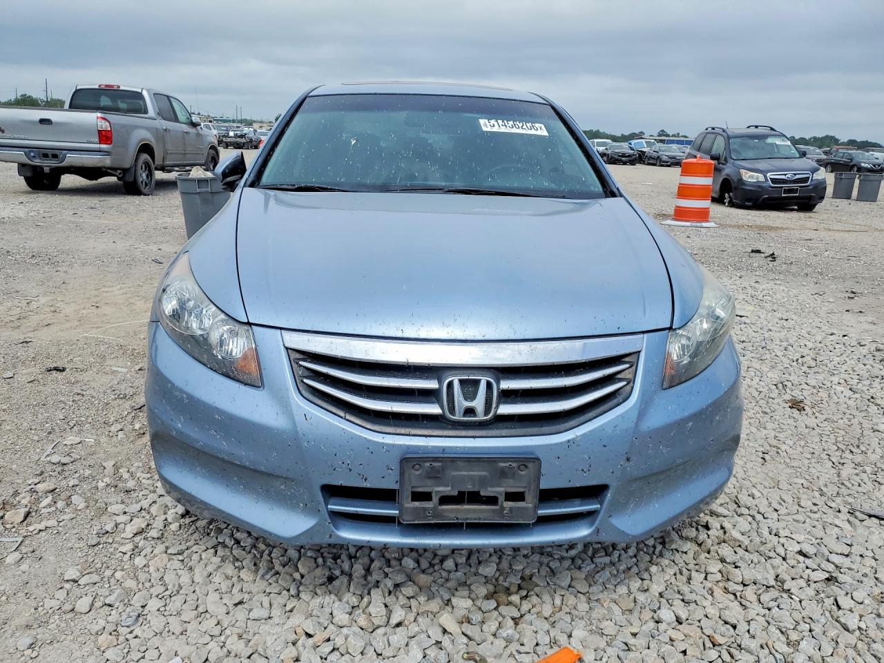 2011 Honda Accord Exl Blue vin: 1HGCP2F82BA112329
