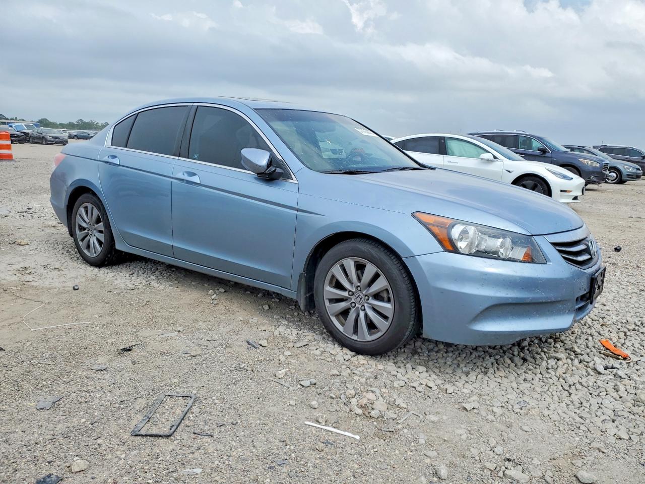 2011 Honda Accord Exl Blue vin: 1HGCP2F82BA112329