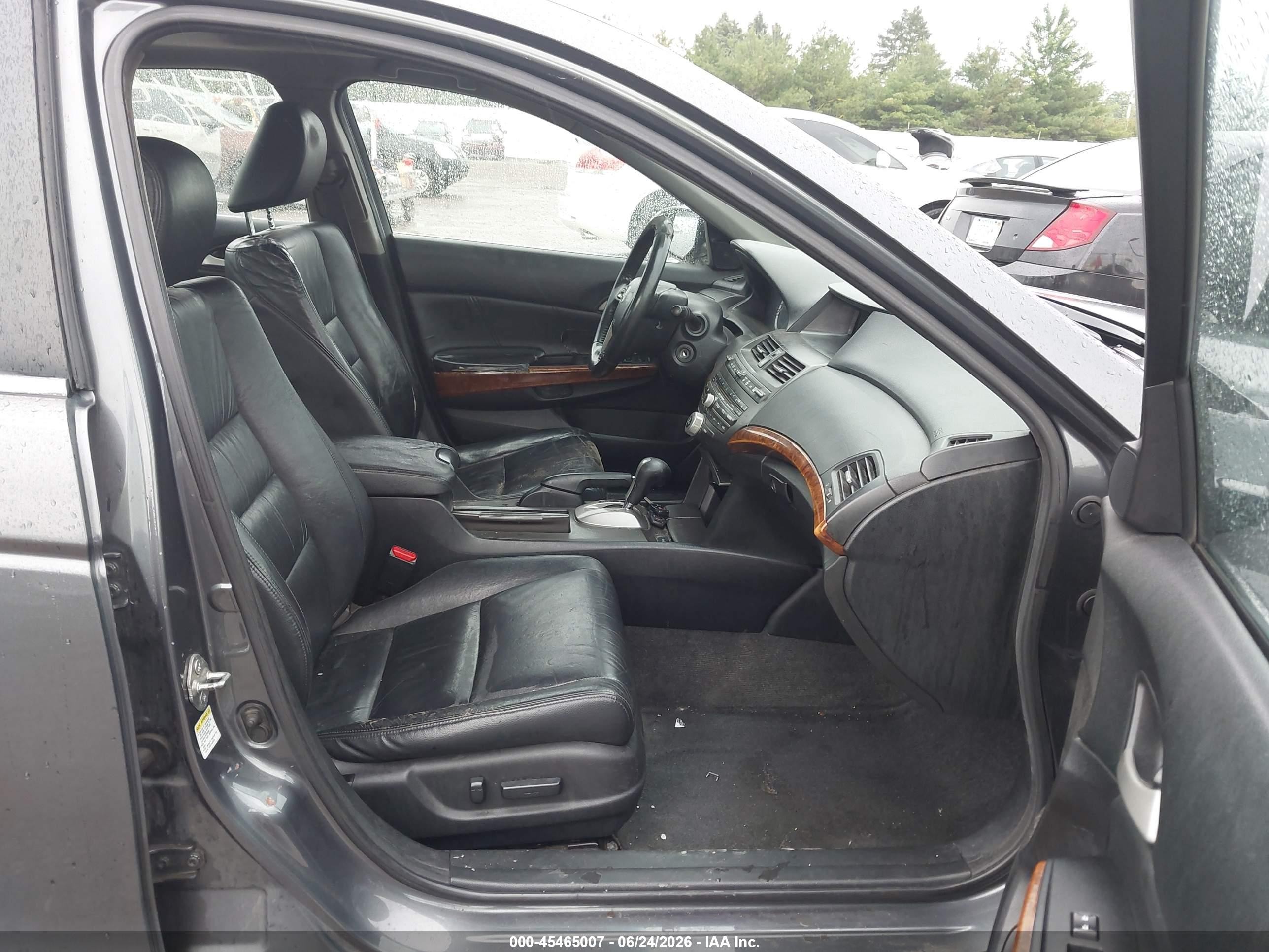 2011 Honda Accord 2.4 Ex-l Gray vin: 1HGCP2F82BA120916