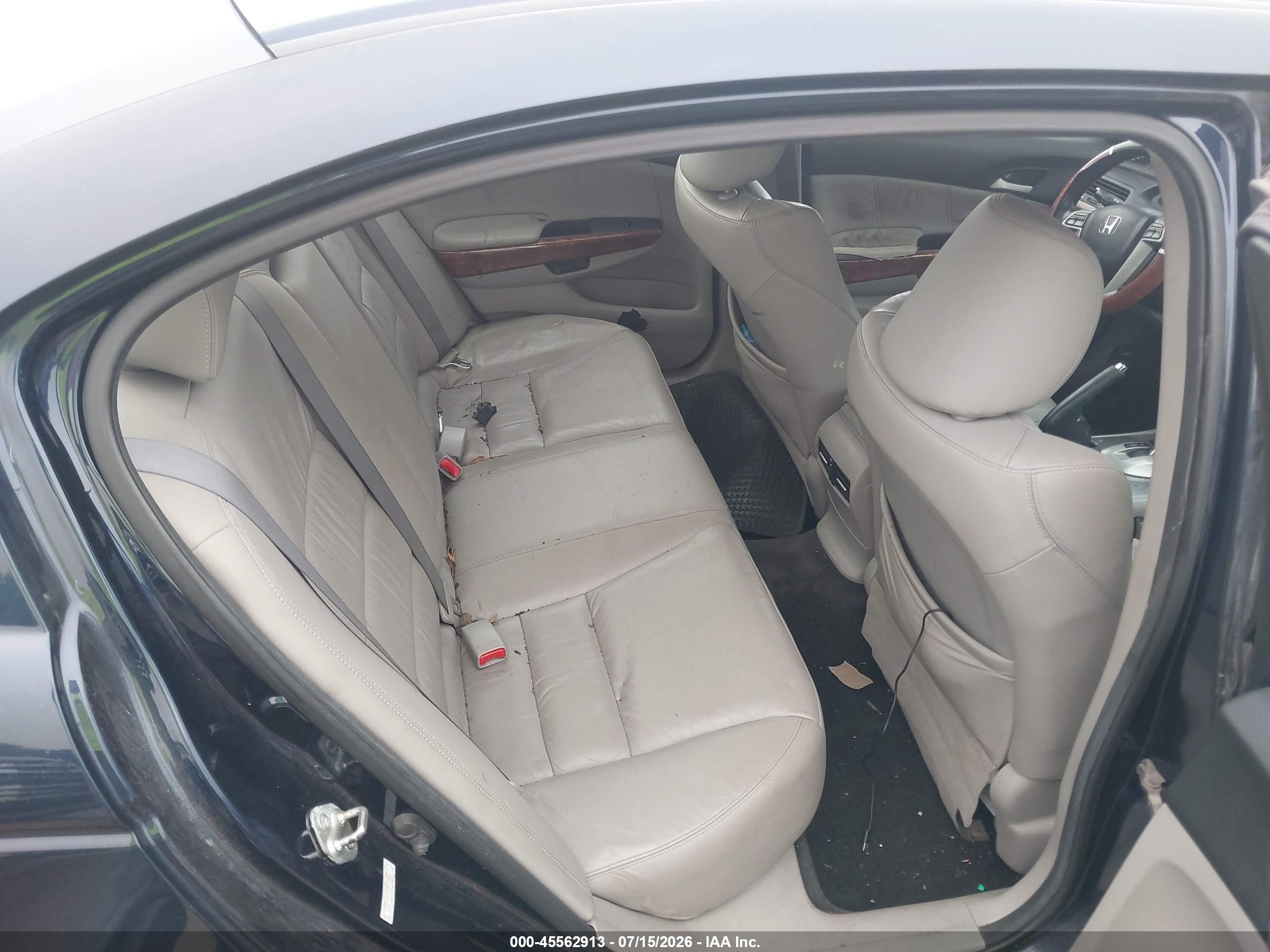 2011 Honda Accord 2.4 Ex-l Blue vin: 1HGCP2F82BA146514