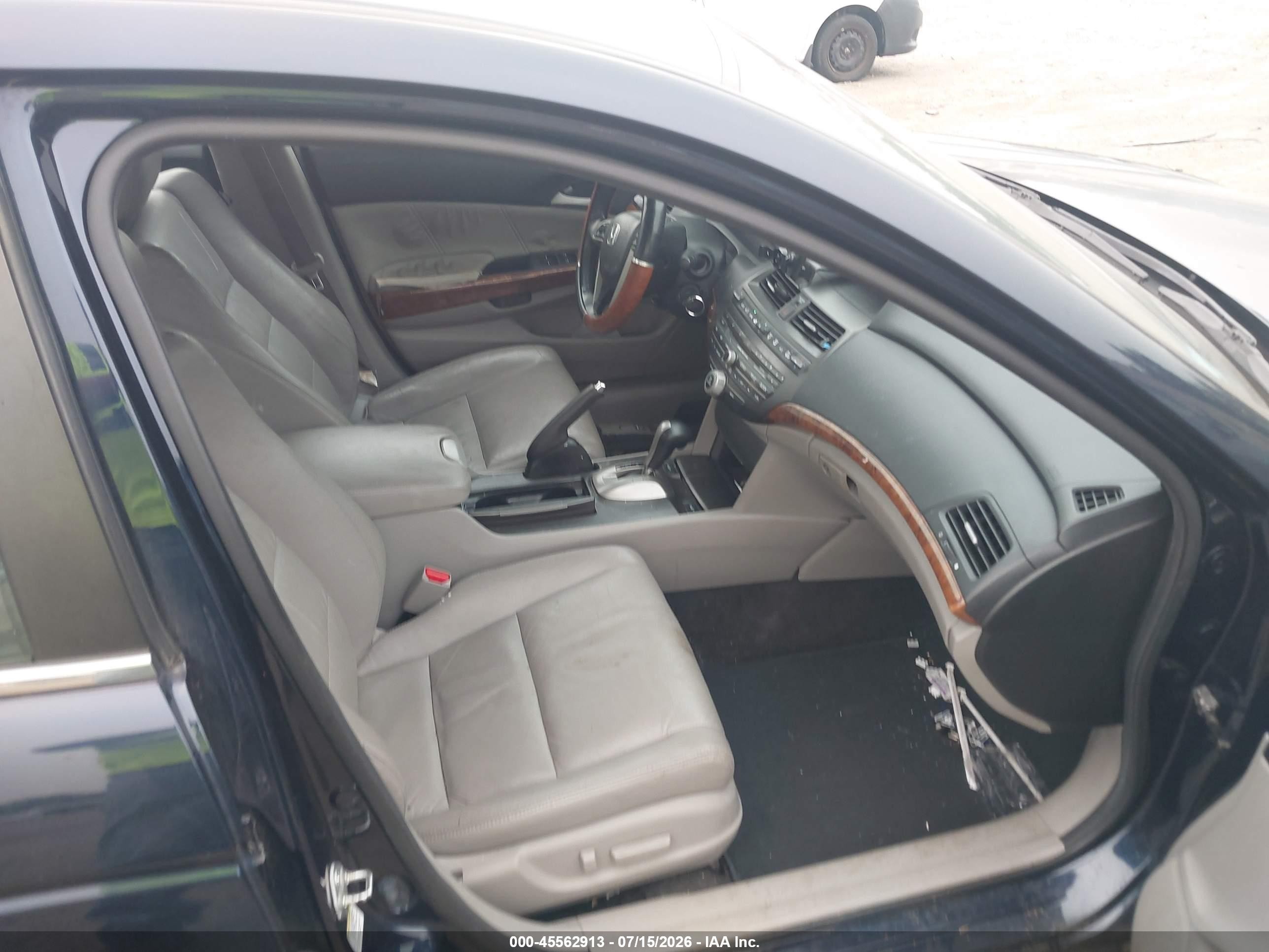 2011 Honda Accord 2.4 Ex-l Blue vin: 1HGCP2F82BA146514