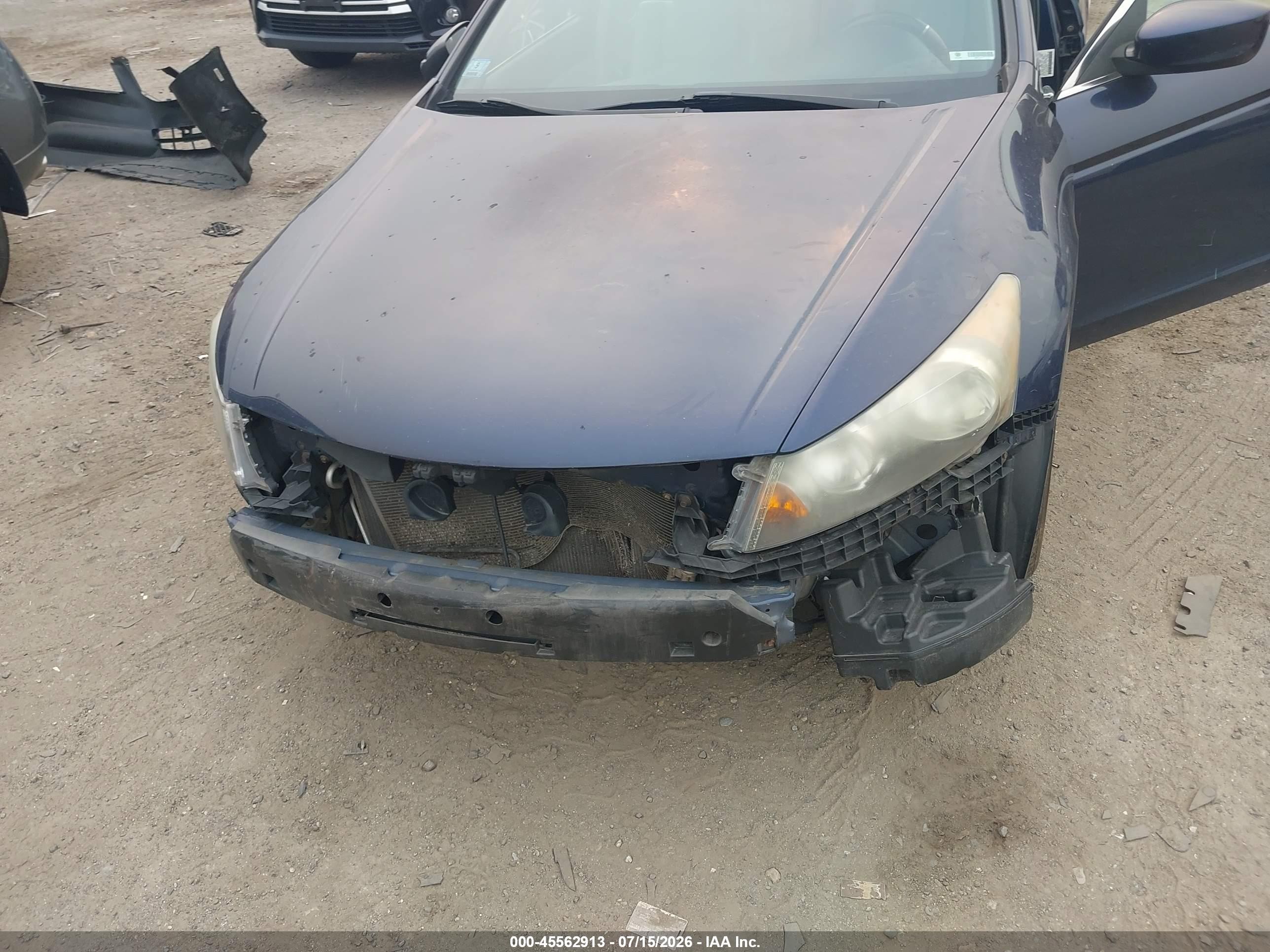 2011 Honda Accord 2.4 Ex-l Blue vin: 1HGCP2F82BA146514
