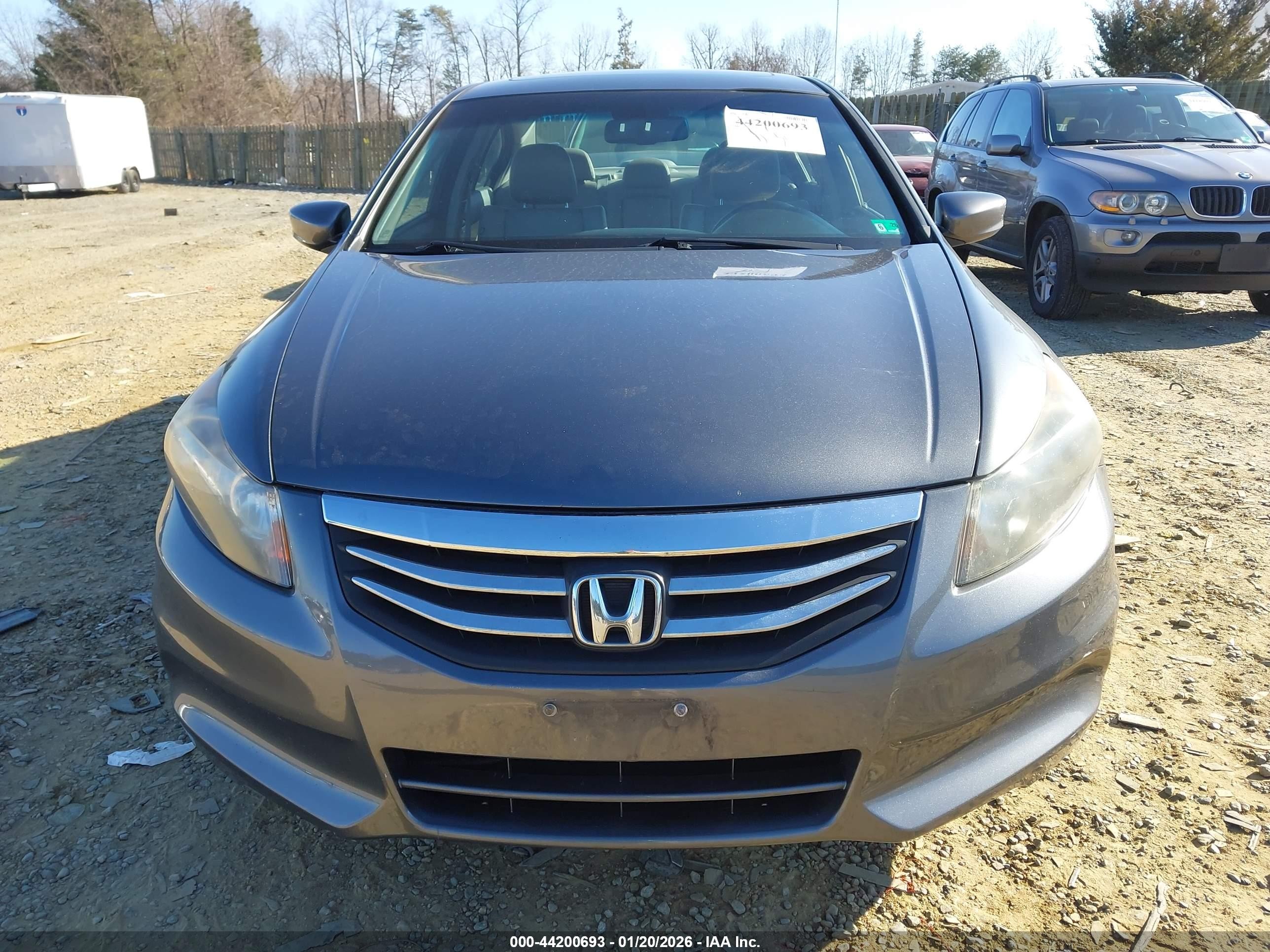 2011 Honda Accord 2.4 Ex-l Gray vin: 1HGCP2F82BA157626