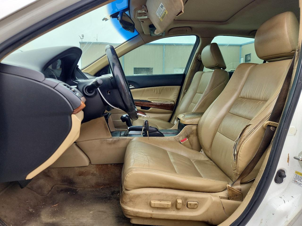 2012 Honda Accord Exl Белый vin: 1HGCP2F82CA006870
