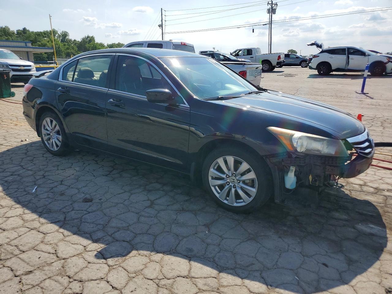 2012 Honda Accord Exl Black vin: 1HGCP2F82CA045877