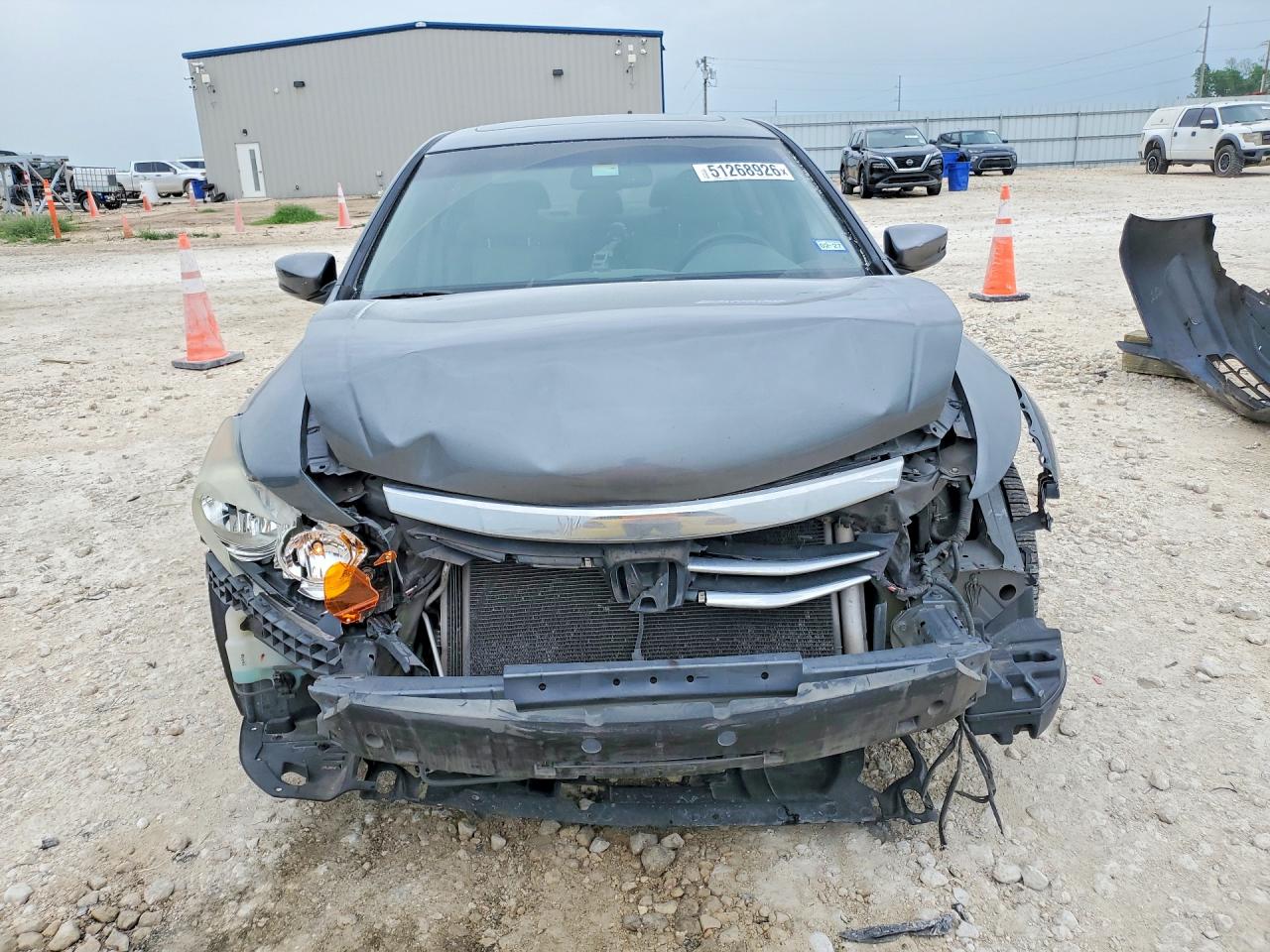 2012 Honda Accord Exl Серый vin: 1HGCP2F82CA052103
