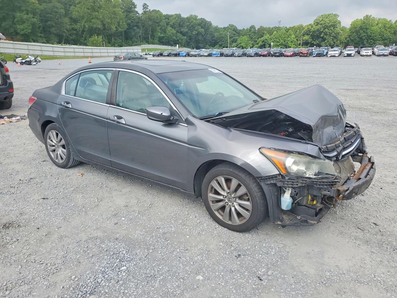 2012 Honda Accord Exl Silver vin: 1HGCP2F82CA052344