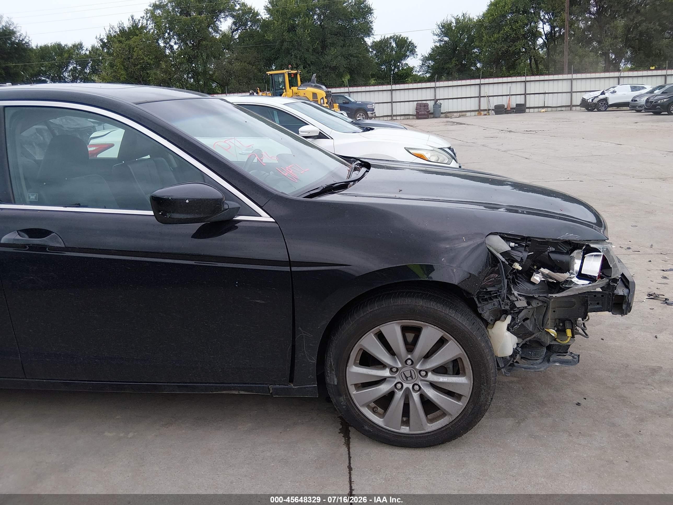 2012 Honda Accord 2.4 Ex-l Black vin: 1HGCP2F82CA062517
