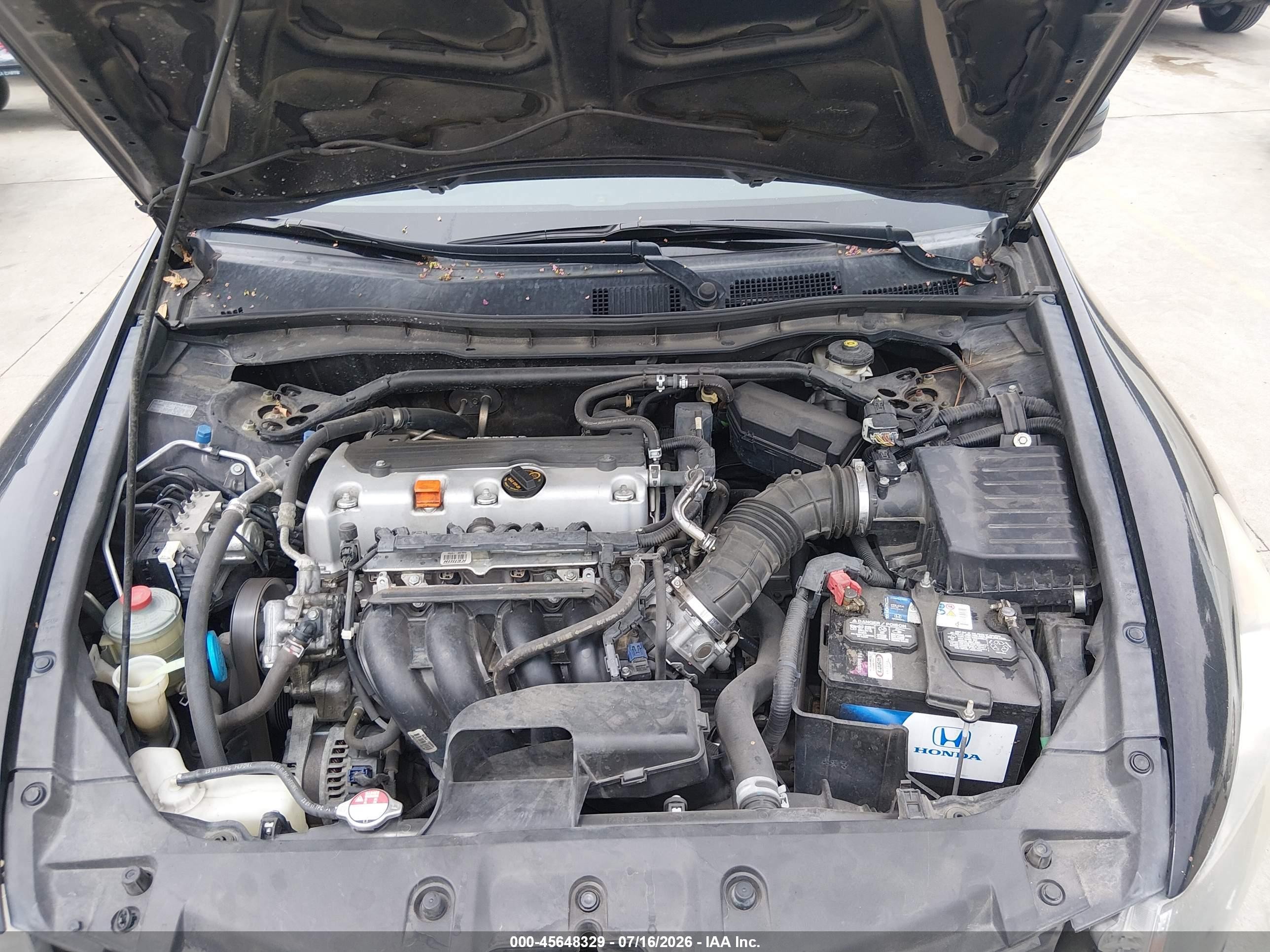 2012 Honda Accord 2.4 Ex-l Black vin: 1HGCP2F82CA062517