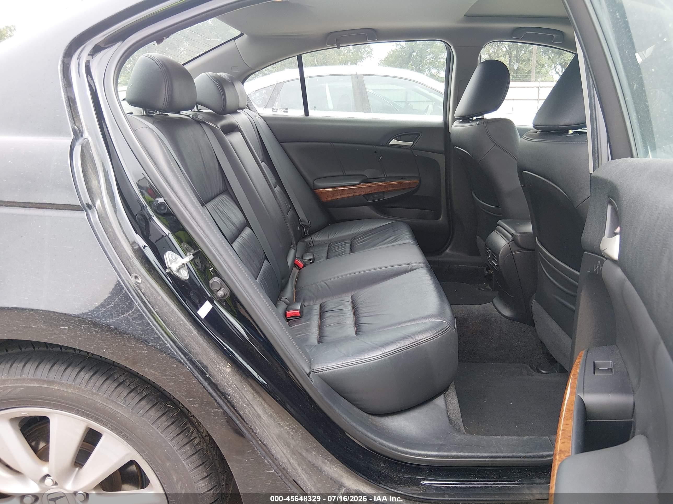 2012 Honda Accord 2.4 Ex-l Black vin: 1HGCP2F82CA062517
