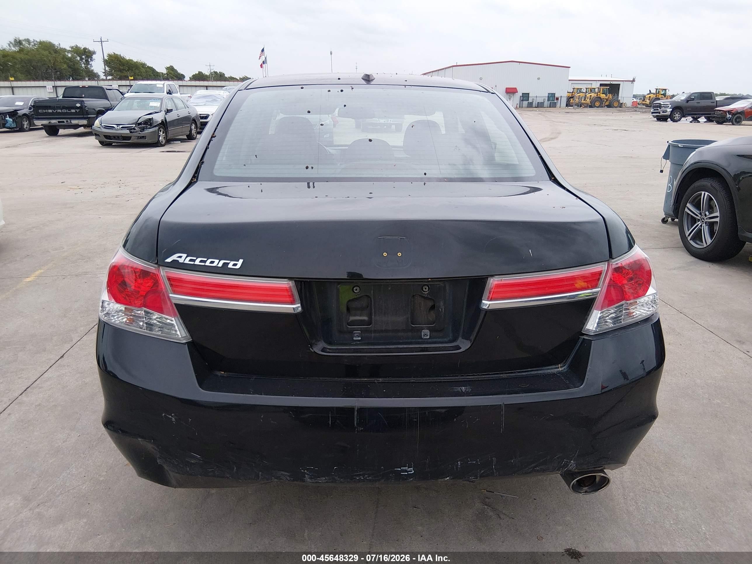 2012 Honda Accord 2.4 Ex-l Black vin: 1HGCP2F82CA062517