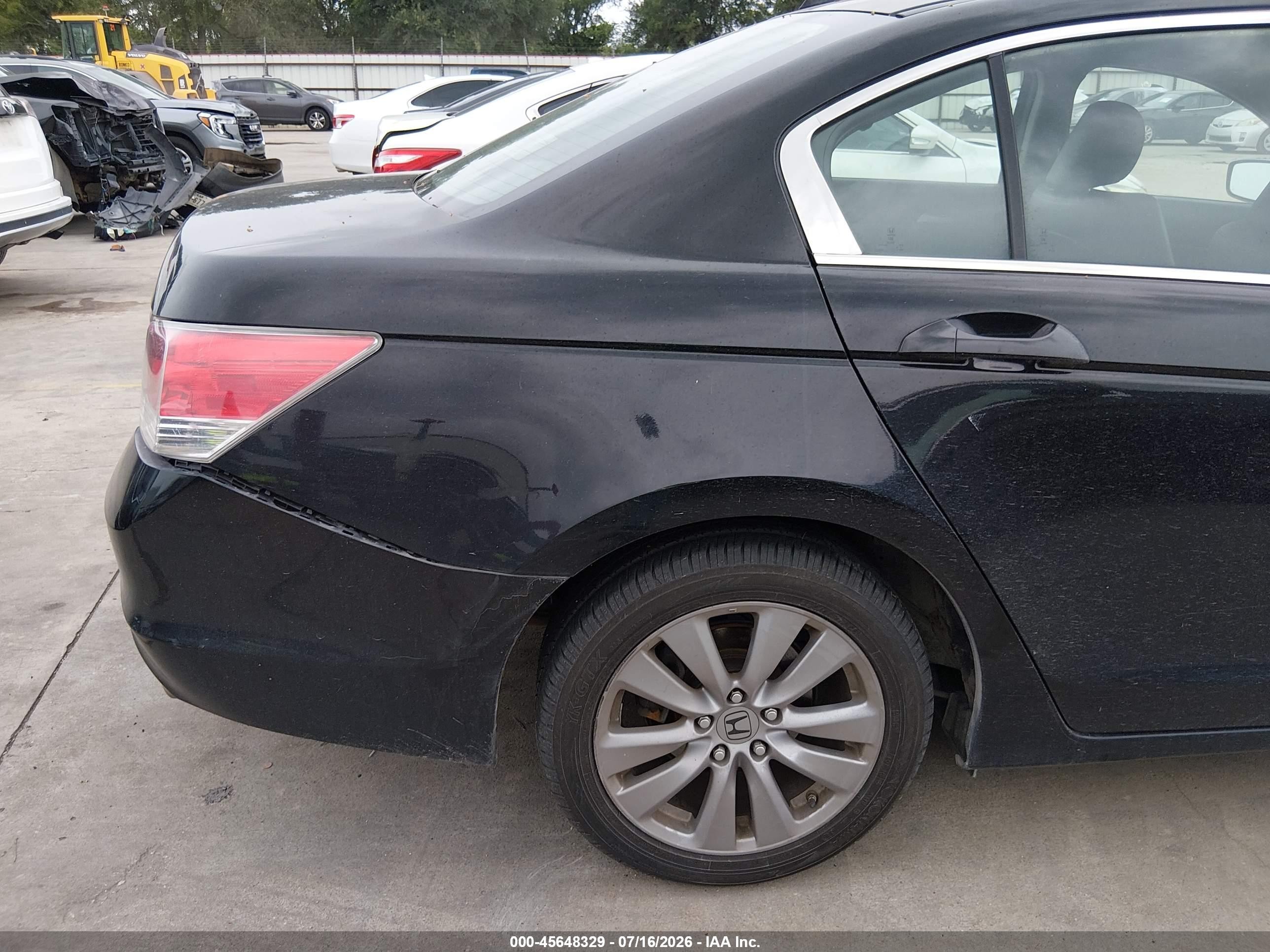 2012 Honda Accord 2.4 Ex-l Black vin: 1HGCP2F82CA062517