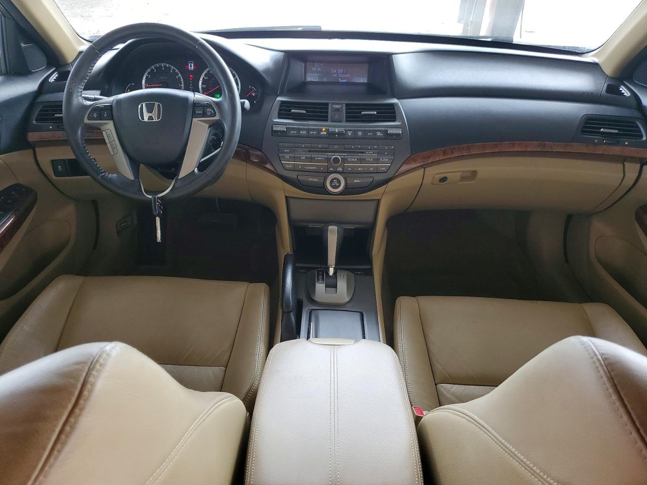 2012 Honda Accord Exl White vin: 1HGCP2F82CA074988