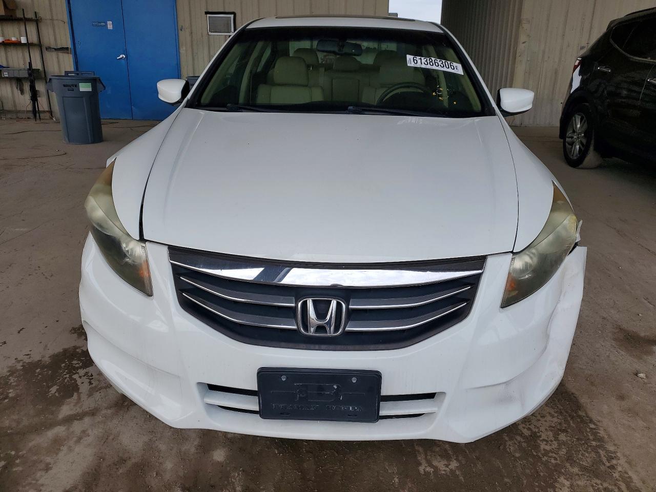 2012 Honda Accord Exl White vin: 1HGCP2F82CA074988