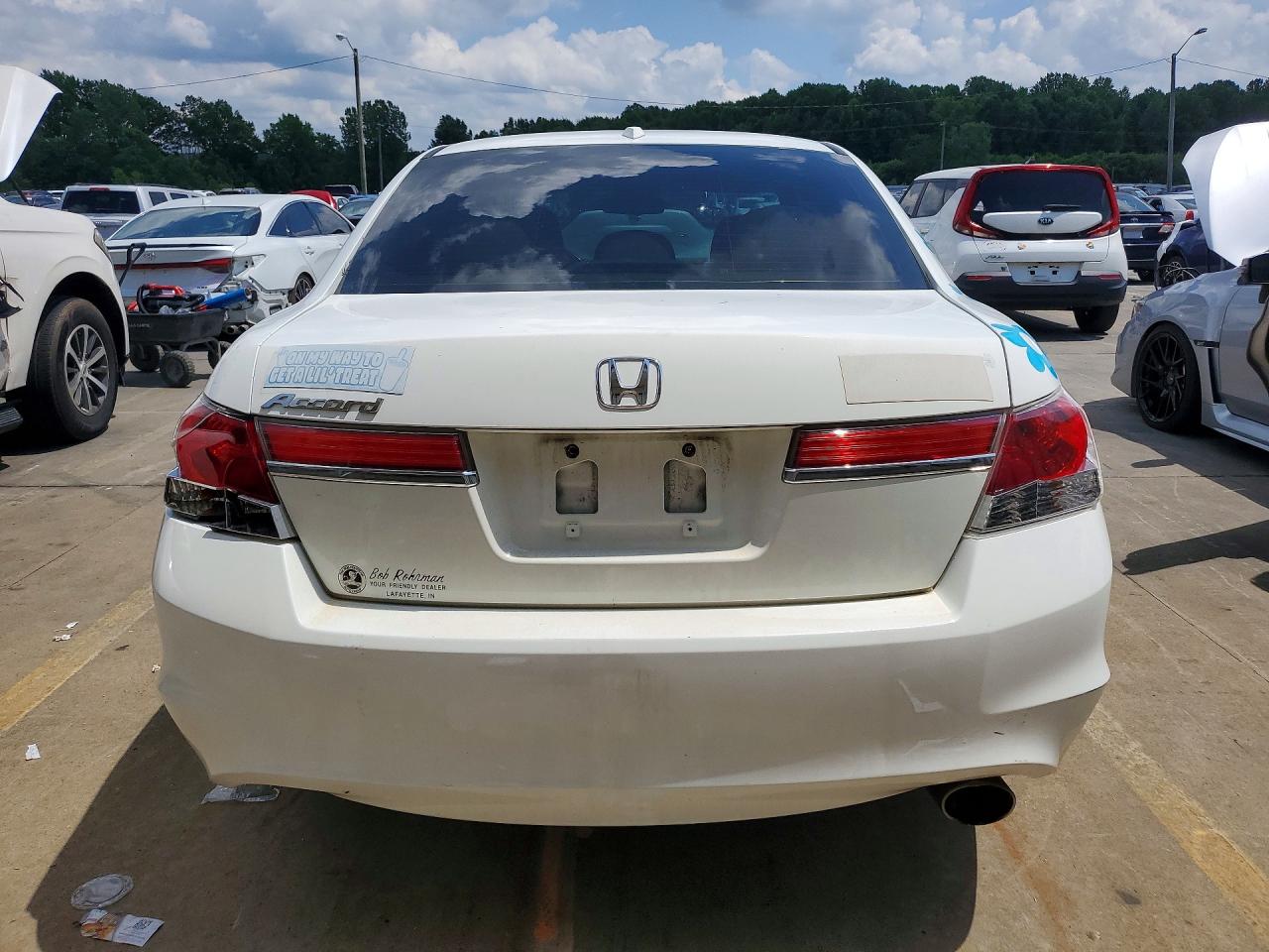 2012 Honda Accord Exl White vin: 1HGCP2F82CA095839