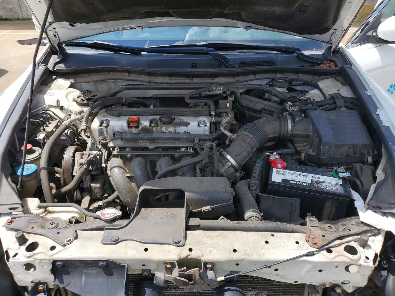 2012 Honda Accord Exl White vin: 1HGCP2F82CA095839
