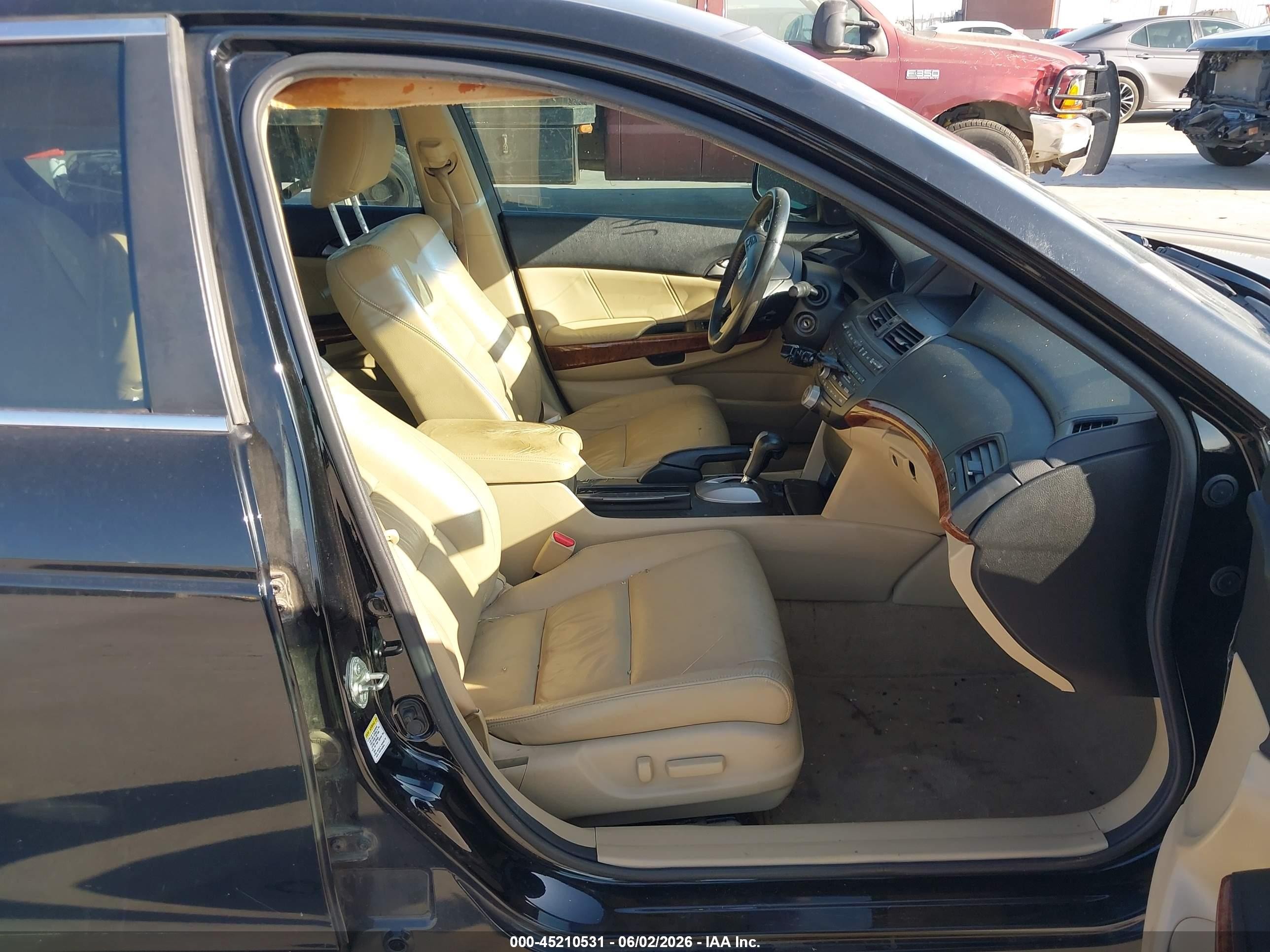 2012 Honda Accord 2.4 Ex-l Черный vin: 1HGCP2F82CA099051