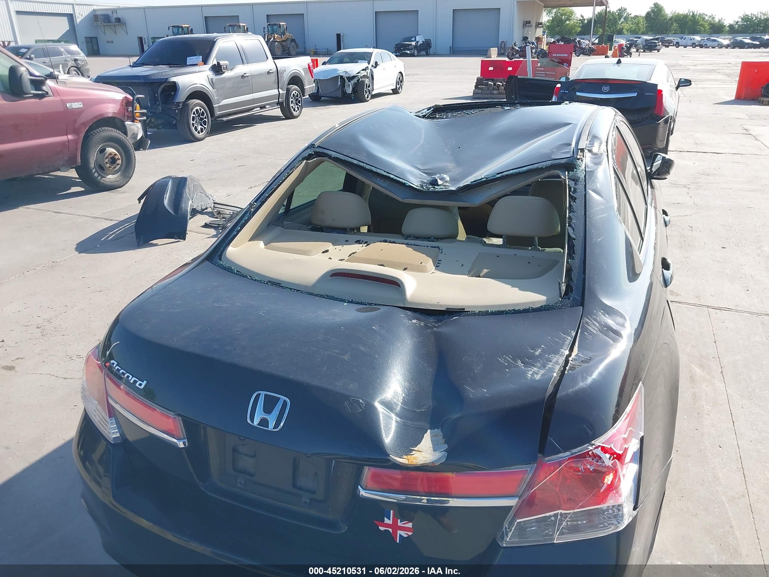 2012 Honda Accord 2.4 Ex-l Черный vin: 1HGCP2F82CA099051