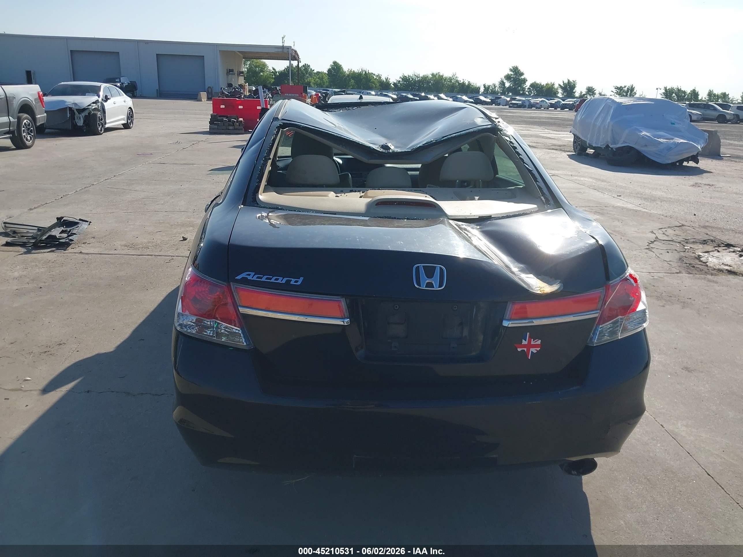 2012 Honda Accord 2.4 Ex-l Черный vin: 1HGCP2F82CA099051
