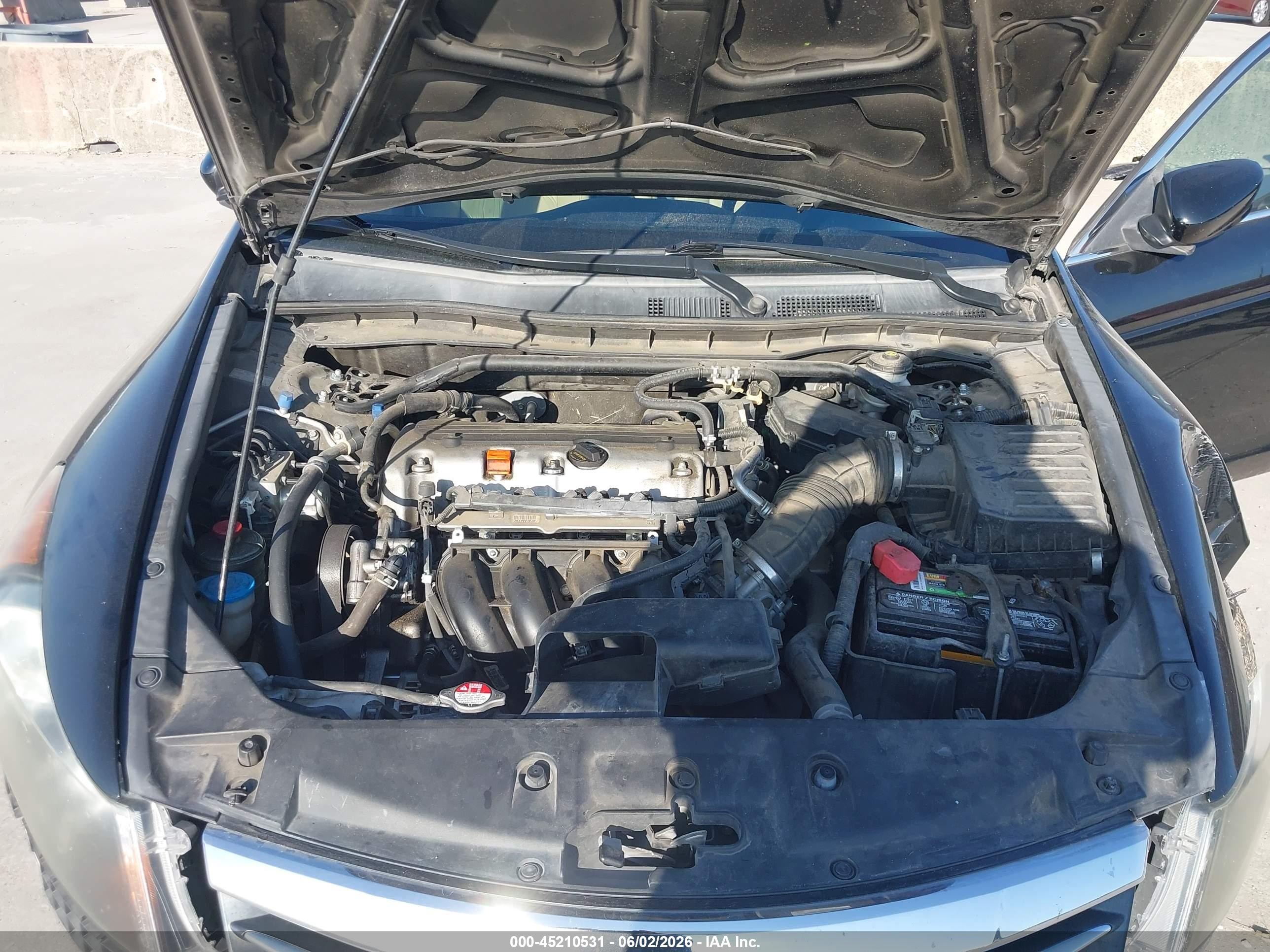 2012 Honda Accord 2.4 Ex-l Черный vin: 1HGCP2F82CA099051
