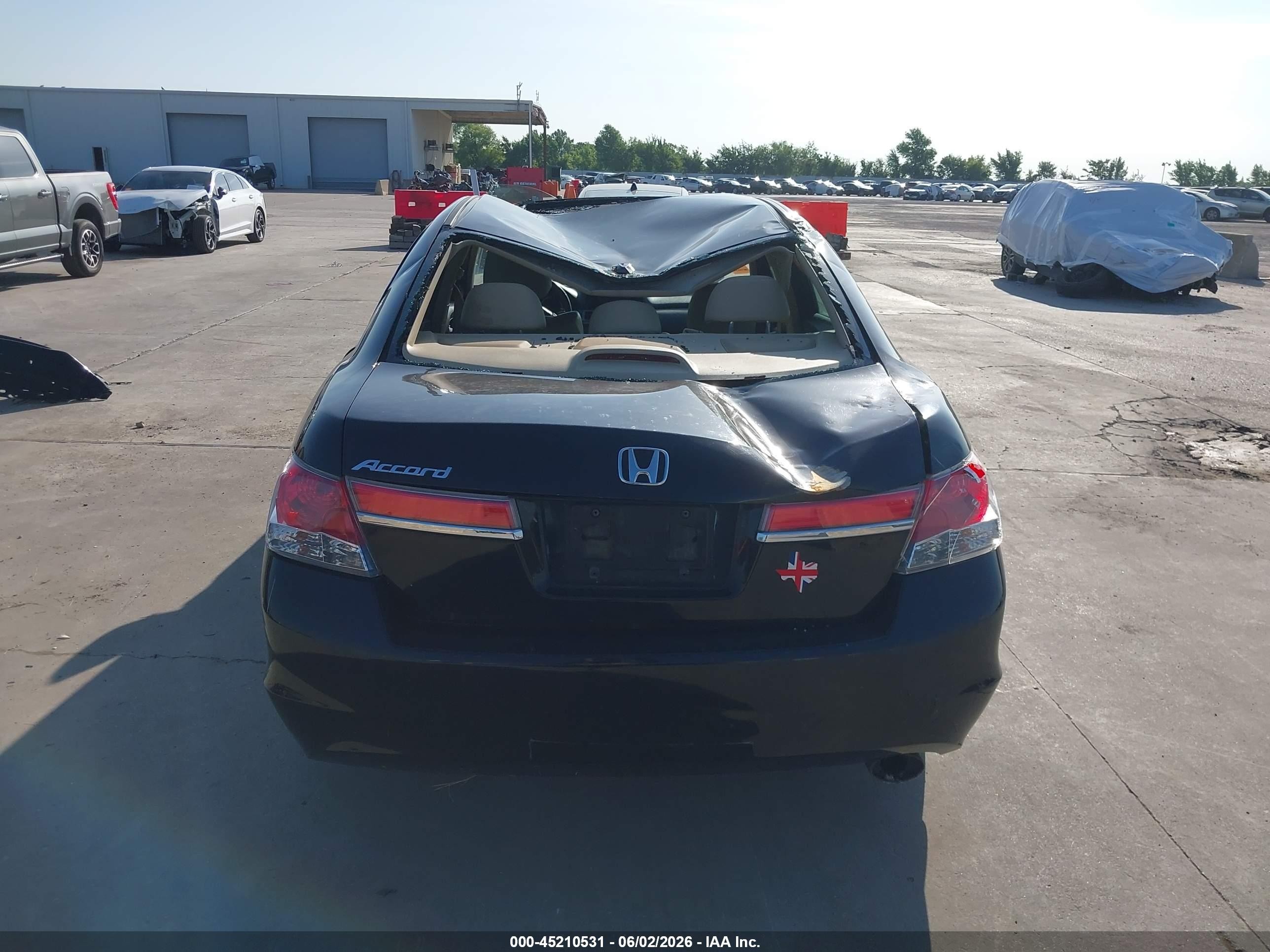 2012 Honda Accord 2.4 Ex-l Черный vin: 1HGCP2F82CA099051