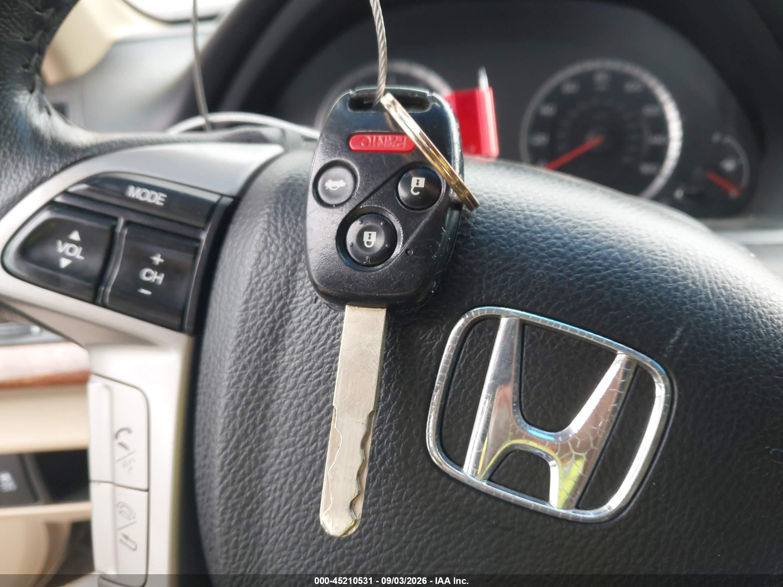2012 Honda Accord 2.4 Ex-l Черный vin: 1HGCP2F82CA099051