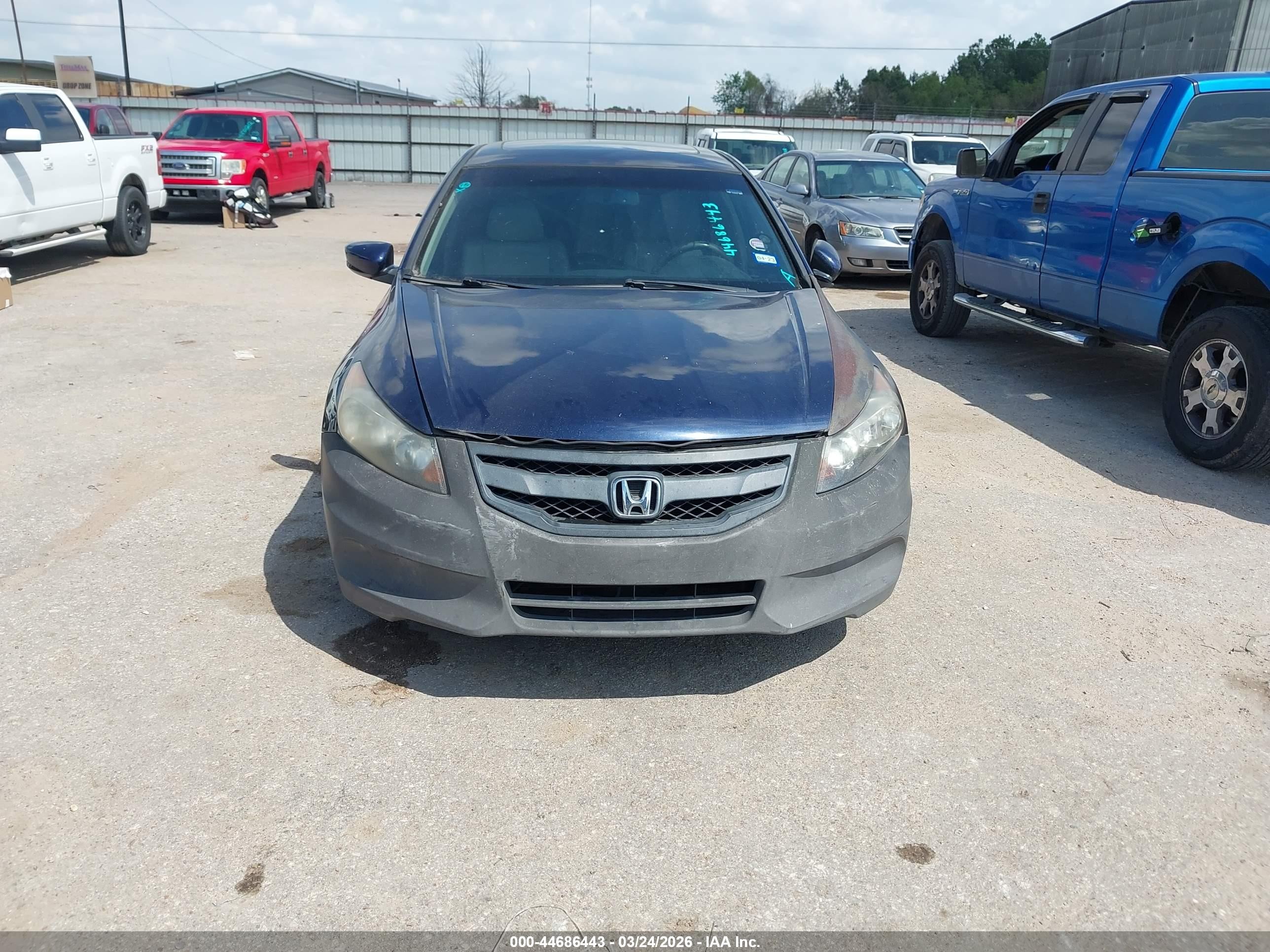 2012 Honda Accord Sdn 2.4 Ex-l/ex-l Dark Blue vin: 1HGCP2F82CA121775