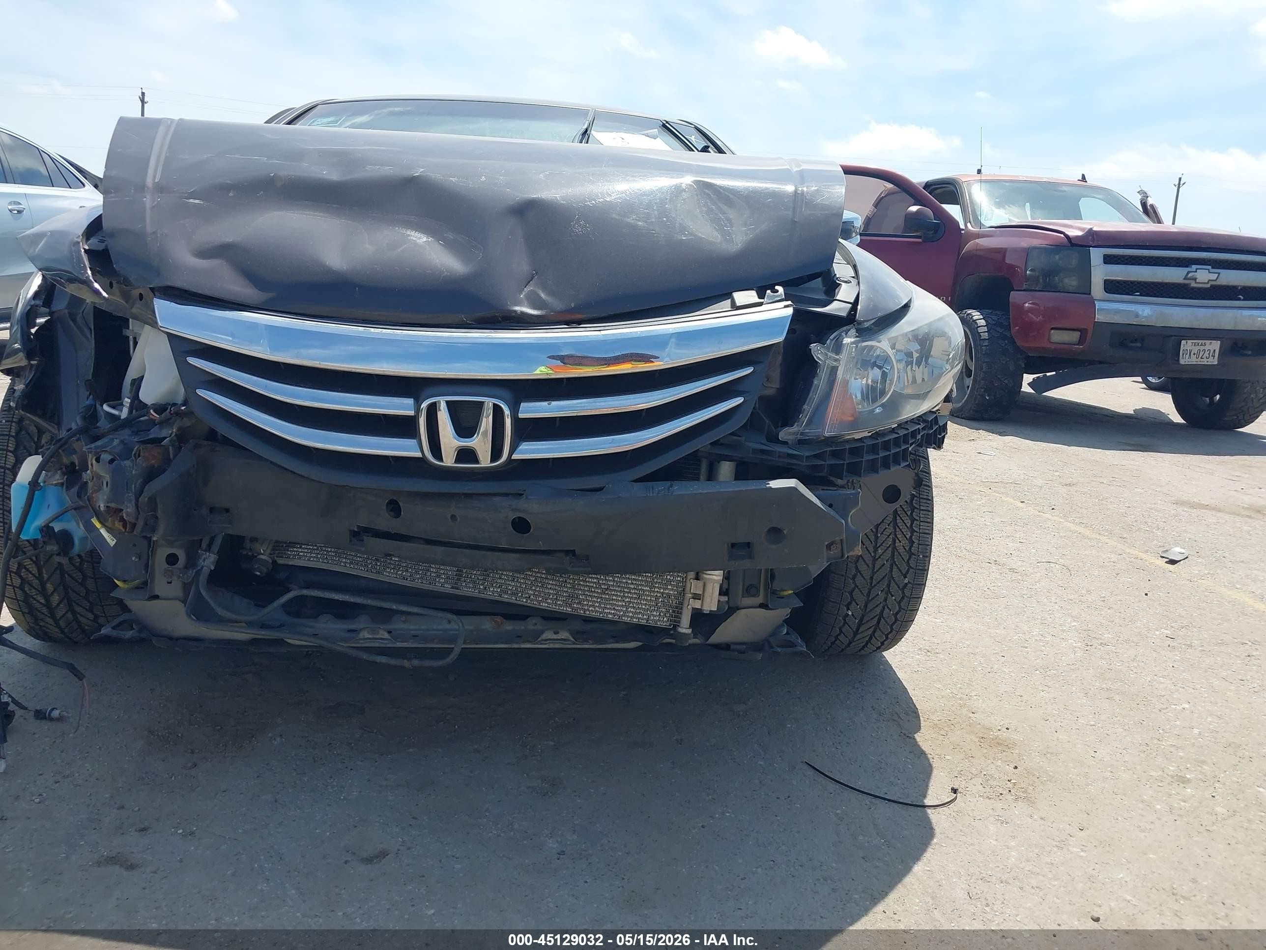 2012 Honda Accord 2.4 Ex-l Brown vin: 1HGCP2F82CA126054