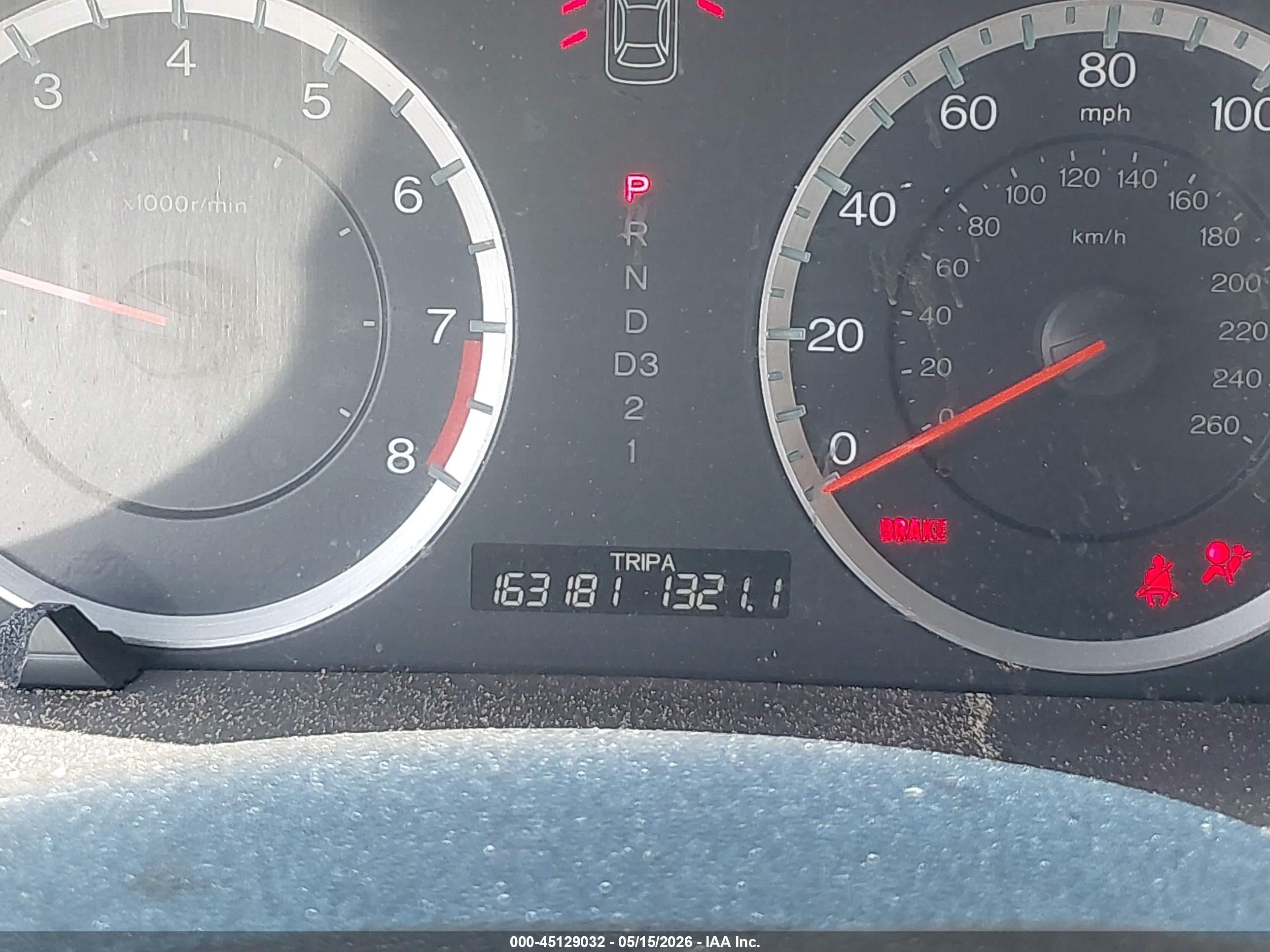 2012 Honda Accord 2.4 Ex-l Brown vin: 1HGCP2F82CA126054