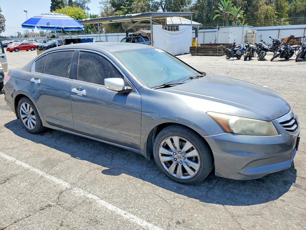 2012 Honda Accord Exl Gray vin: 1HGCP2F82CA148362