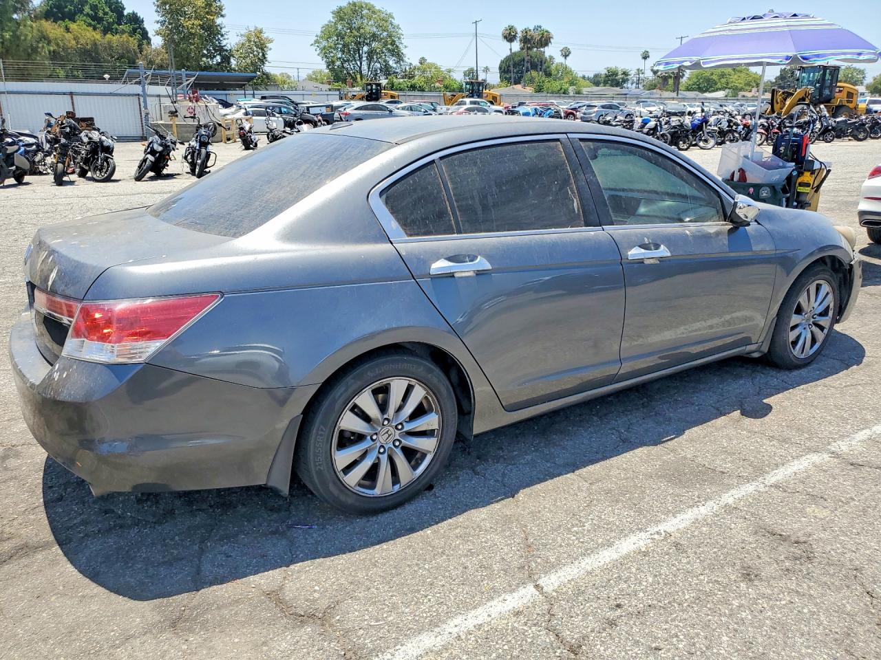 2012 Honda Accord Exl Gray vin: 1HGCP2F82CA148362