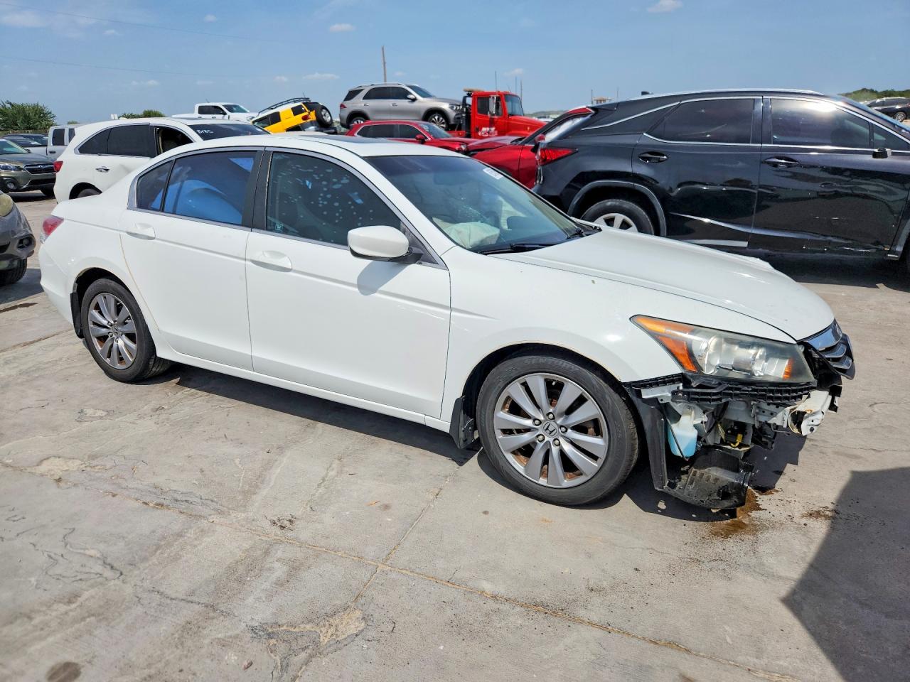 2012 Honda Accord Ex Белый vin: 1HGCP2F82CA148748