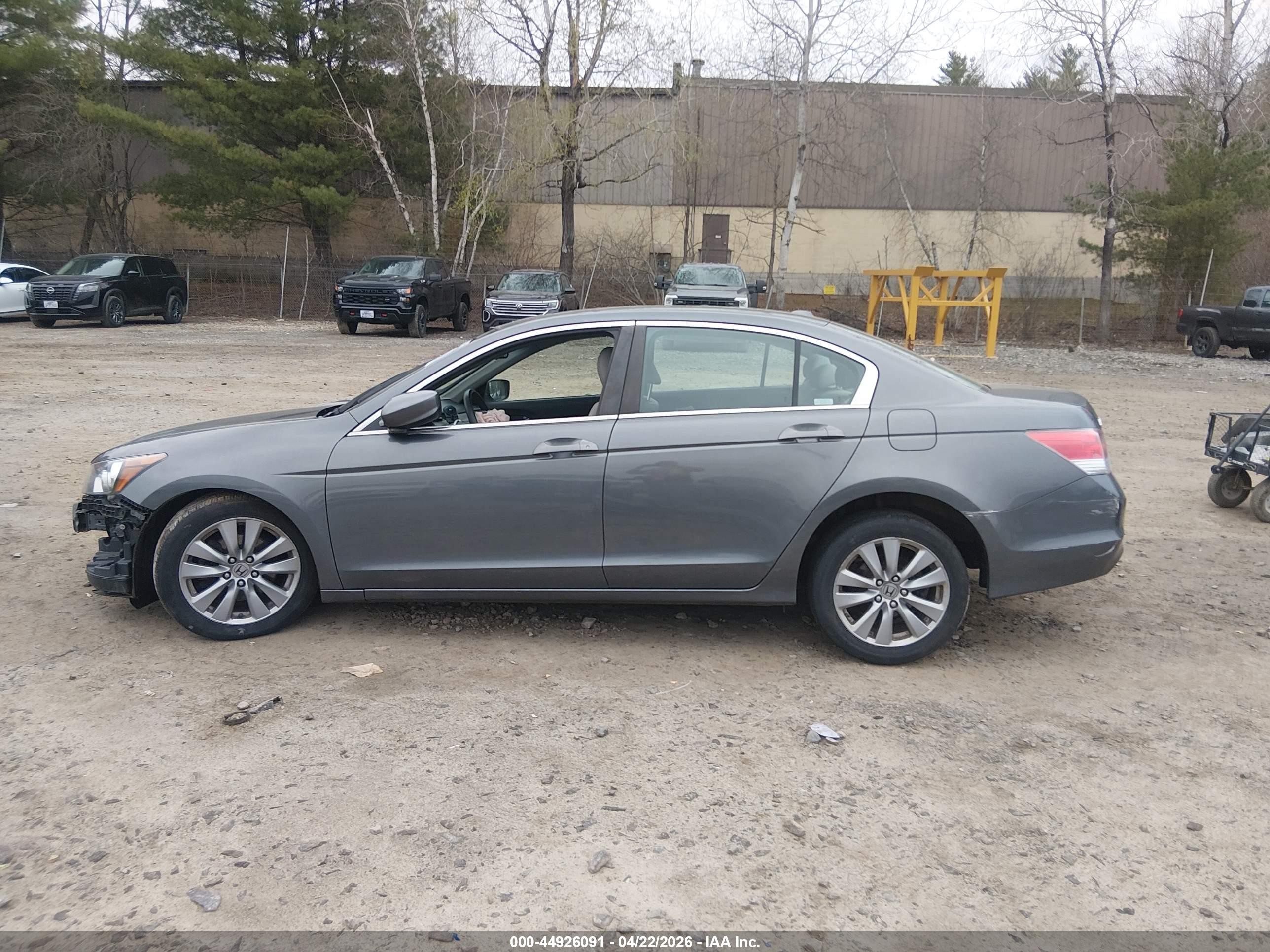 2012 Honda Accord 2.4 Ex-l Gray vin: 1HGCP2F82CA150502