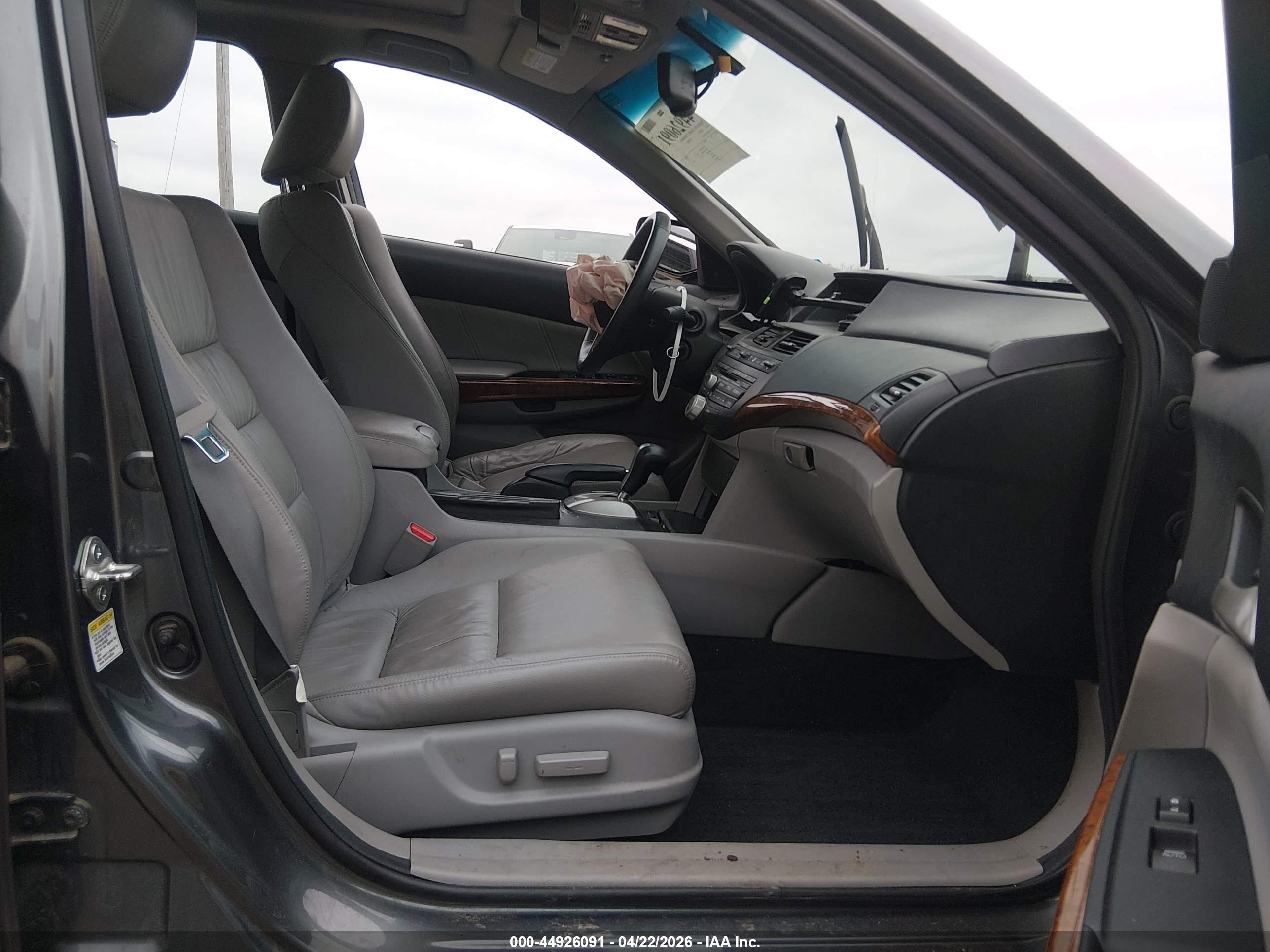 2012 Honda Accord 2.4 Ex-l Gray vin: 1HGCP2F82CA150502