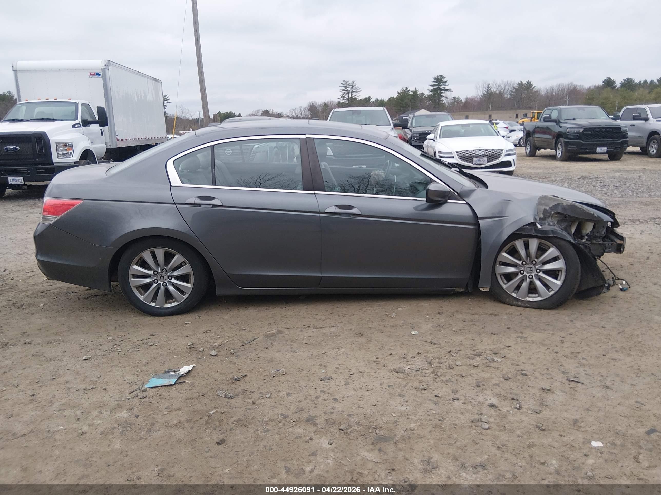 2012 Honda Accord 2.4 Ex-l Gray vin: 1HGCP2F82CA150502