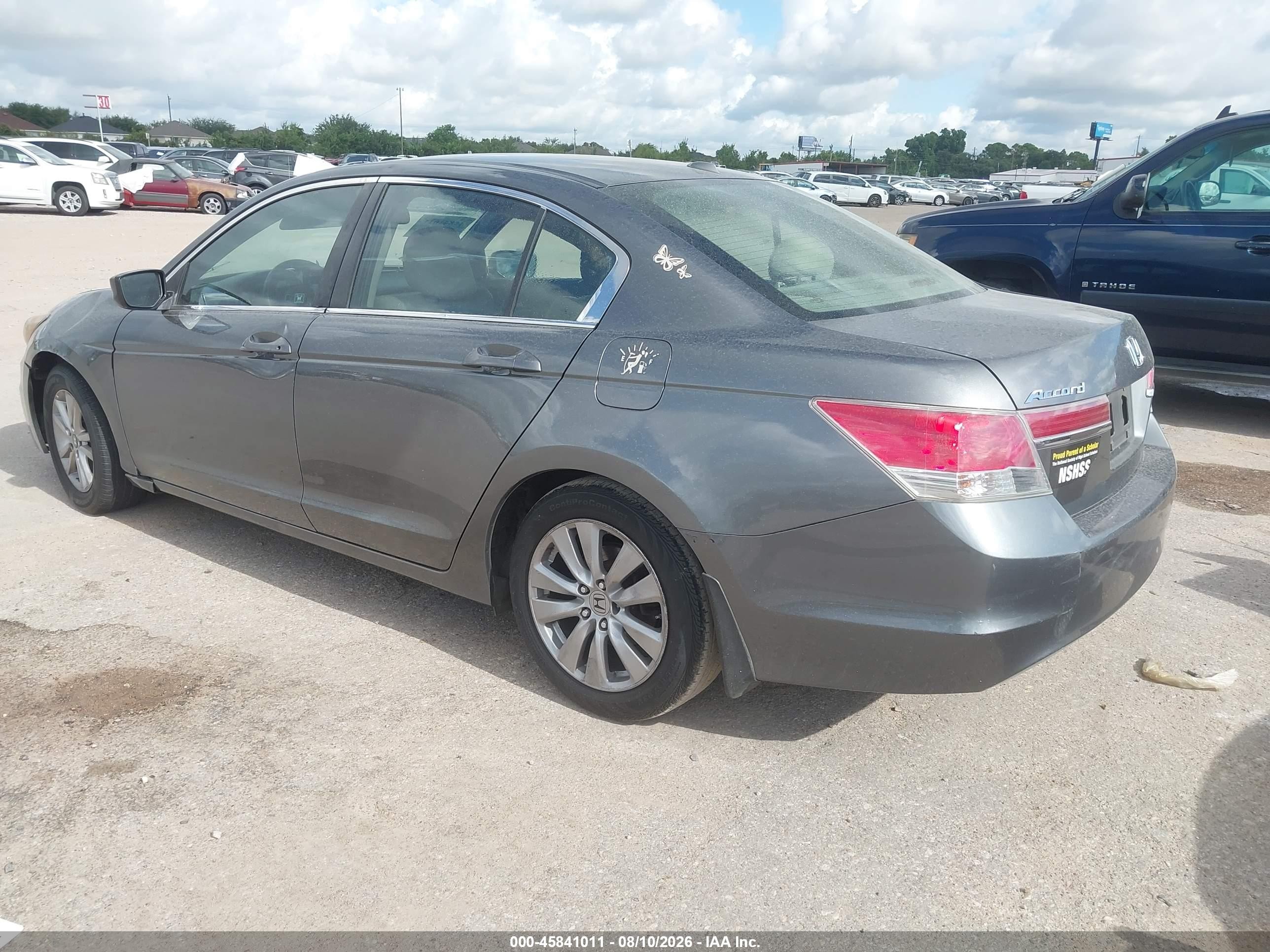 2012 Honda Accord 2.4 Ex-l Gray vin: 1HGCP2F82CA151214