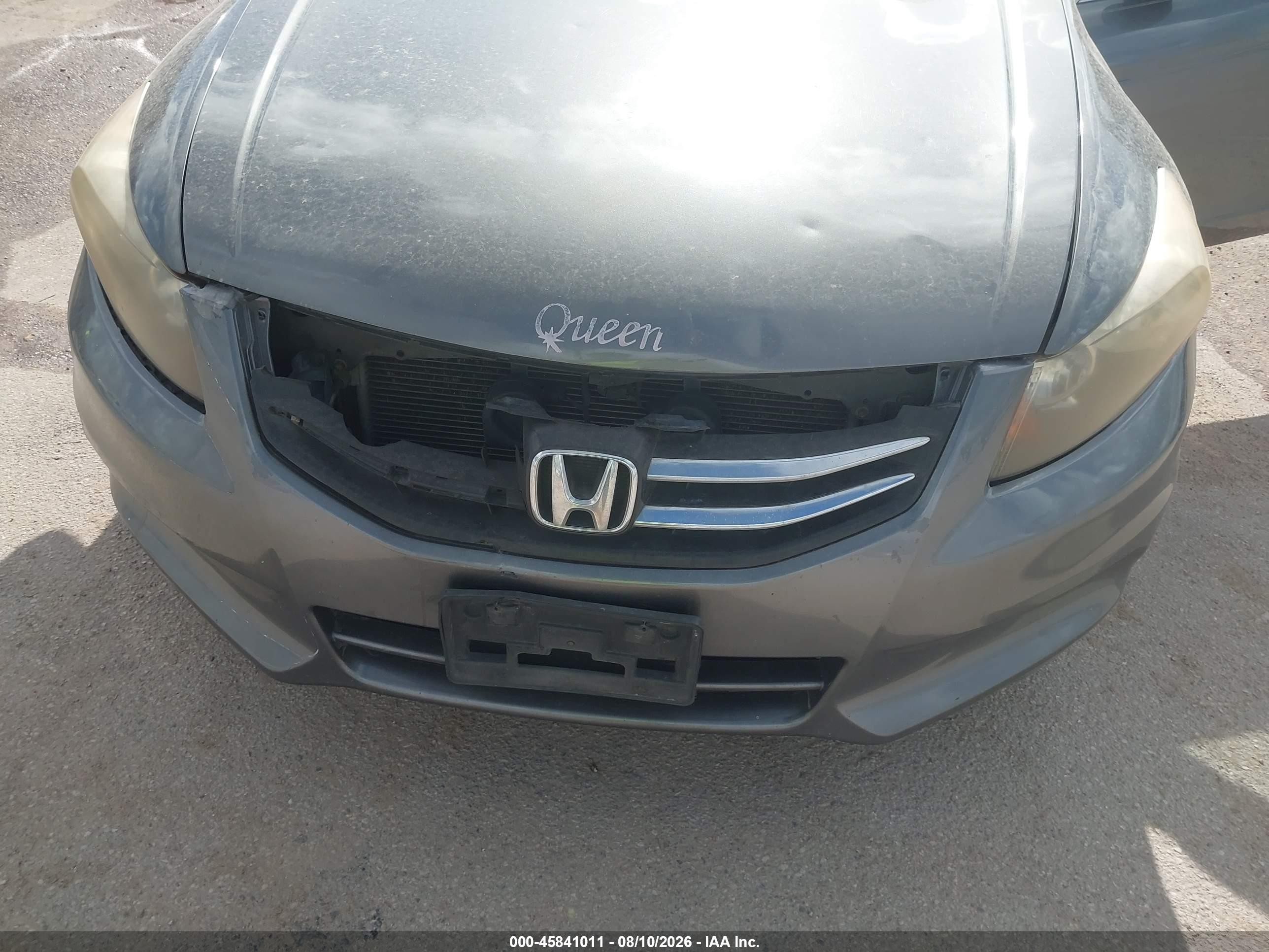 2012 Honda Accord 2.4 Ex-l Gray vin: 1HGCP2F82CA151214