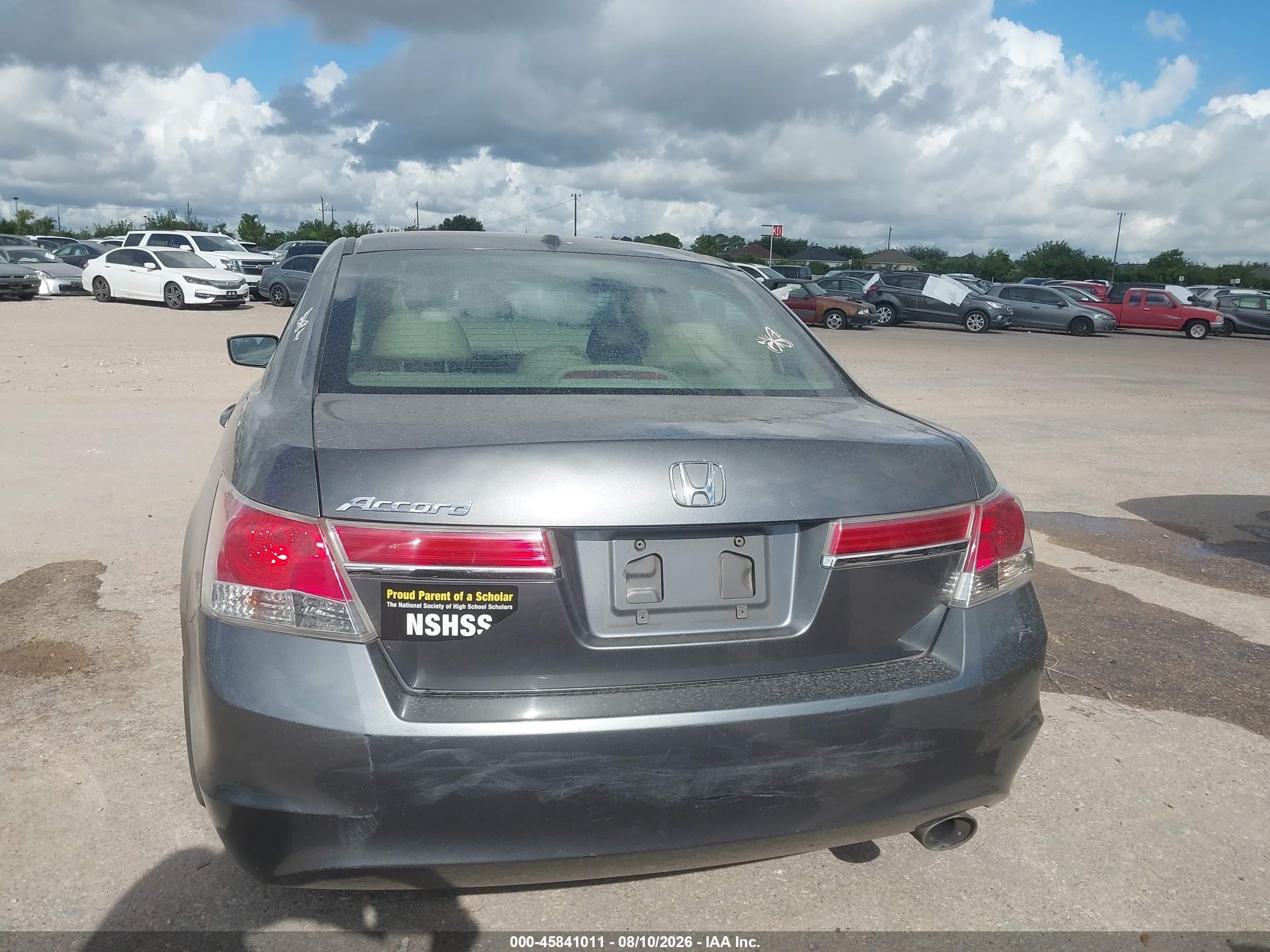 2012 Honda Accord 2.4 Ex-l Gray vin: 1HGCP2F82CA151214