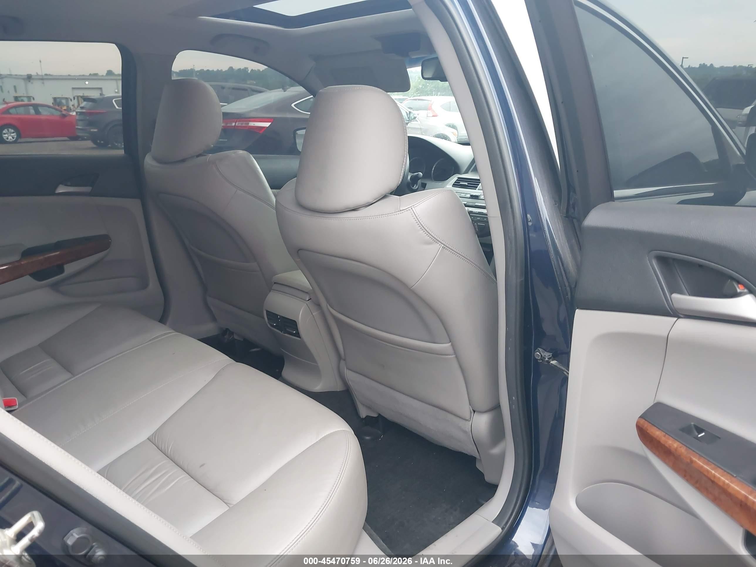 2012 Honda Accord 2.4 Ex-l Dark Blue vin: 1HGCP2F82CA163136