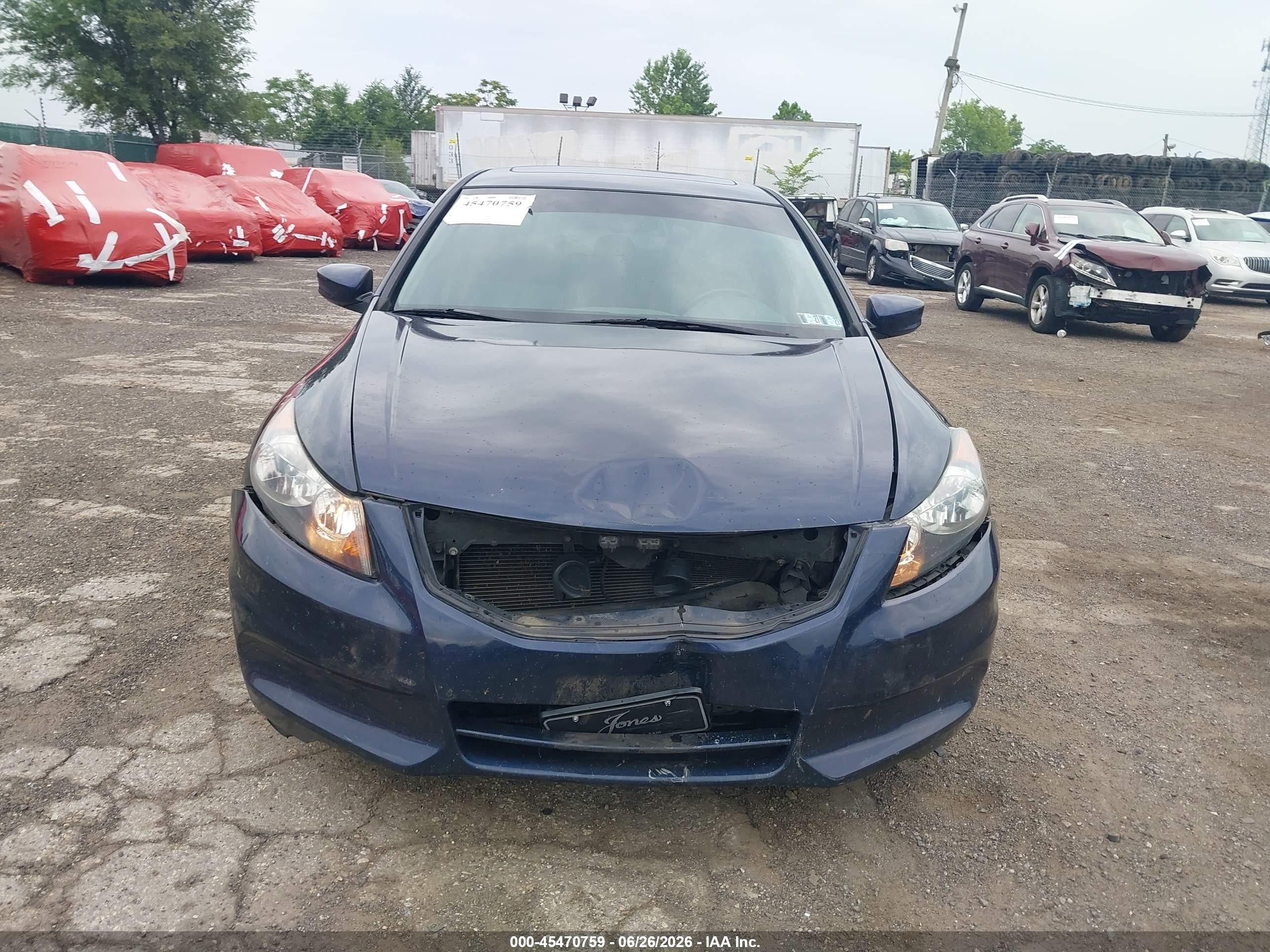 2012 Honda Accord 2.4 Ex-l Dark Blue vin: 1HGCP2F82CA163136