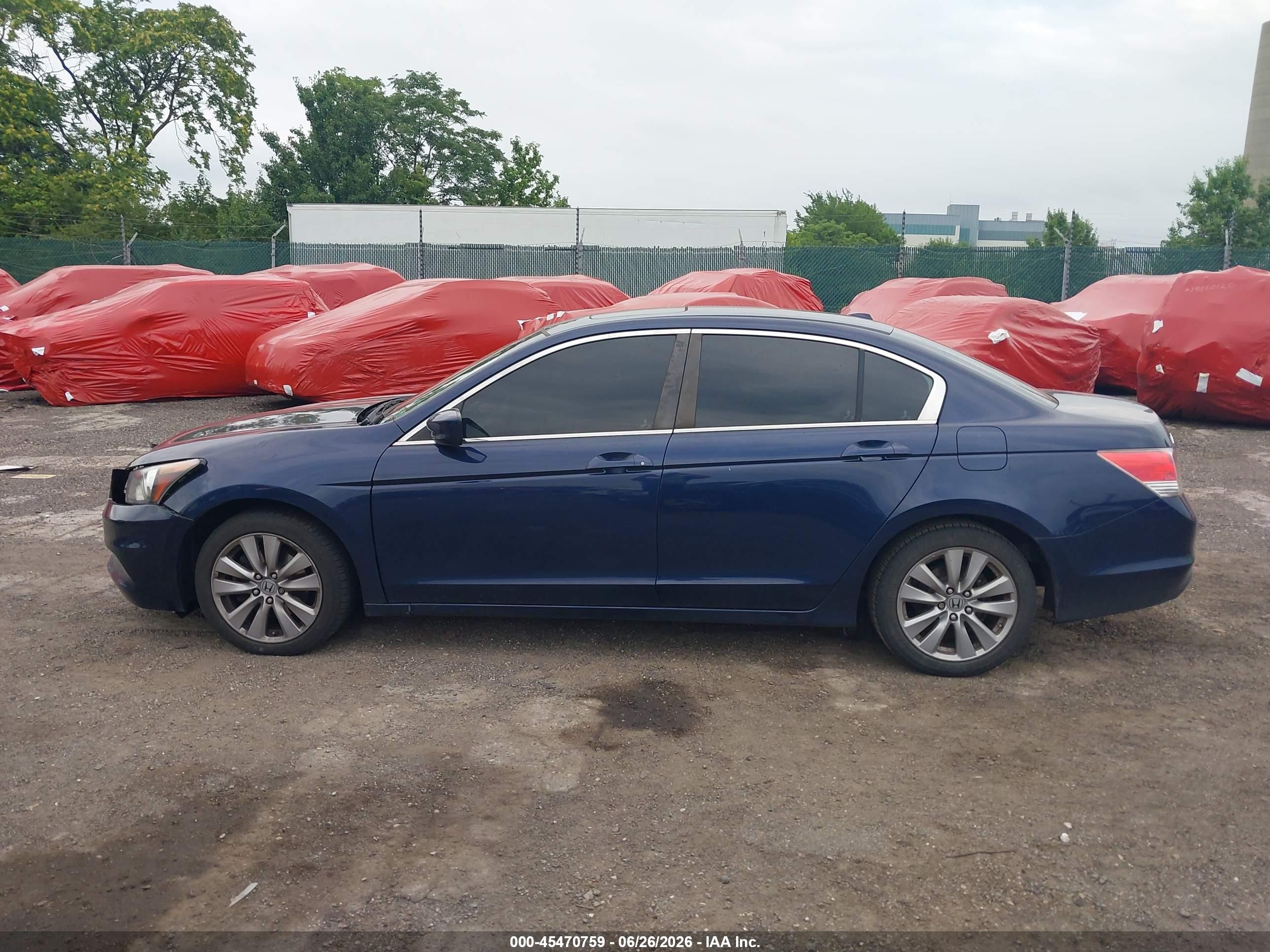 2012 Honda Accord 2.4 Ex-l Dark Blue vin: 1HGCP2F82CA163136