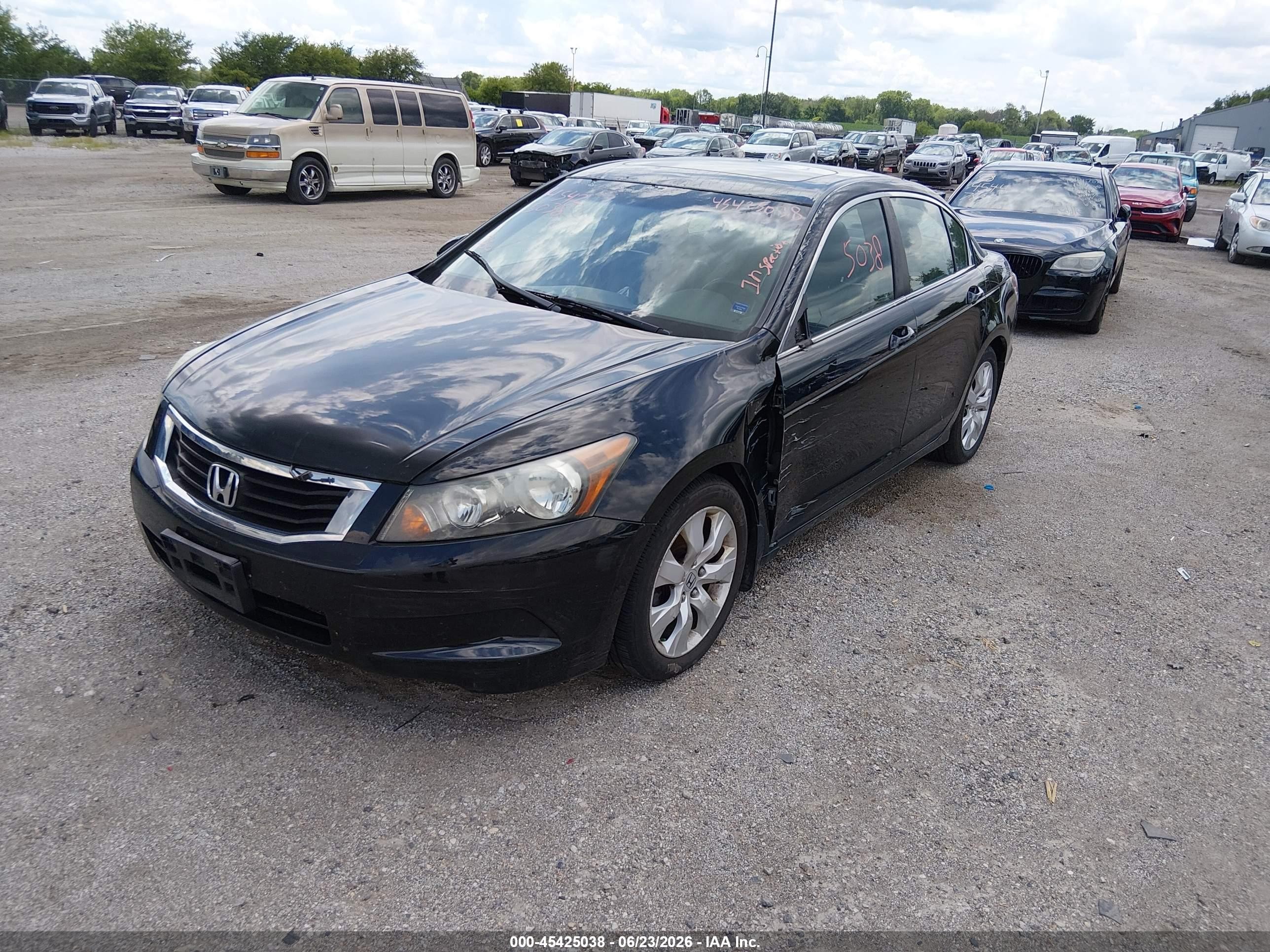 2010 Honda Accord 2.4 Ex-l Черный vin: 1HGCP2F83AA016692