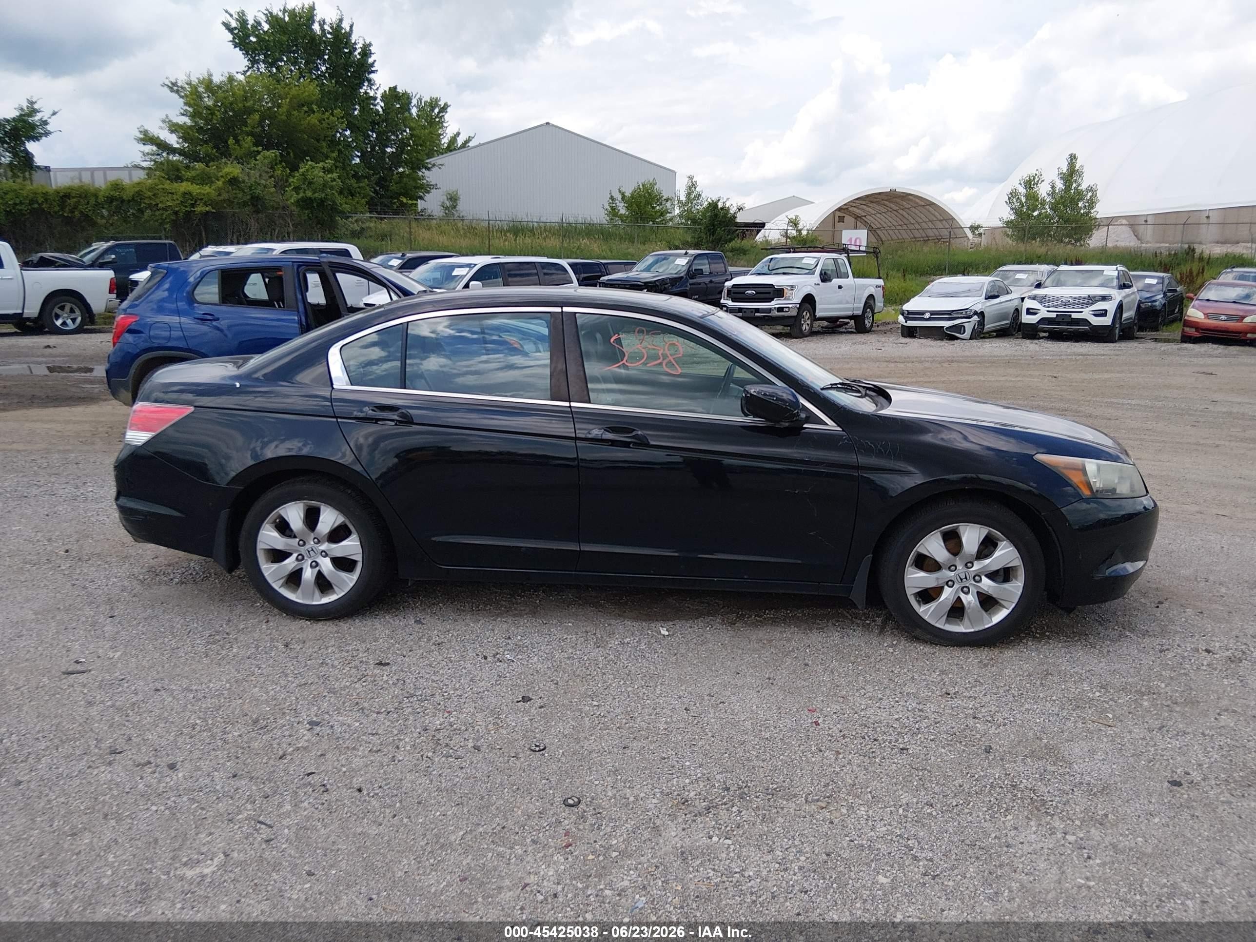 2010 Honda Accord 2.4 Ex-l Черный vin: 1HGCP2F83AA016692