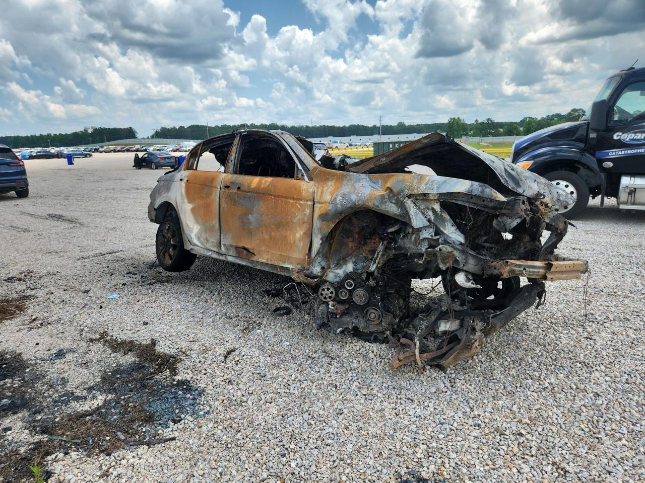 2010 Honda Accord Exl Burn vin: 1HGCP2F83AA029362