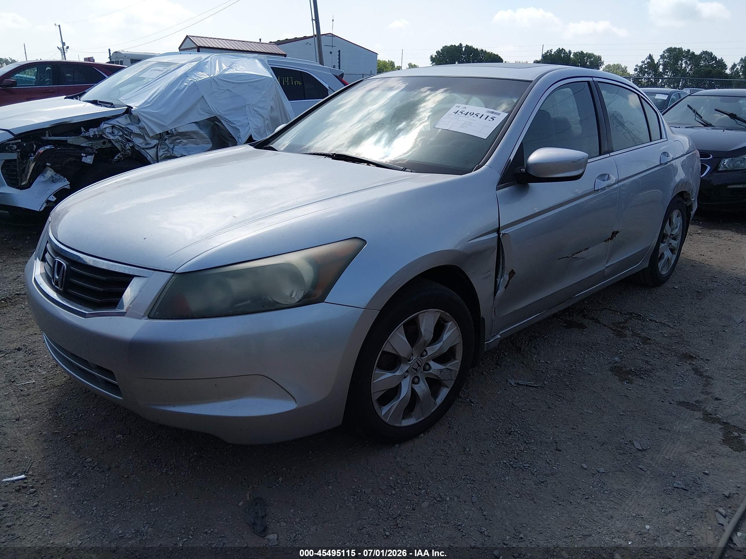 2010 Honda Accord 2.4 Ex-l Silver vin: 1HGCP2F83AA029541