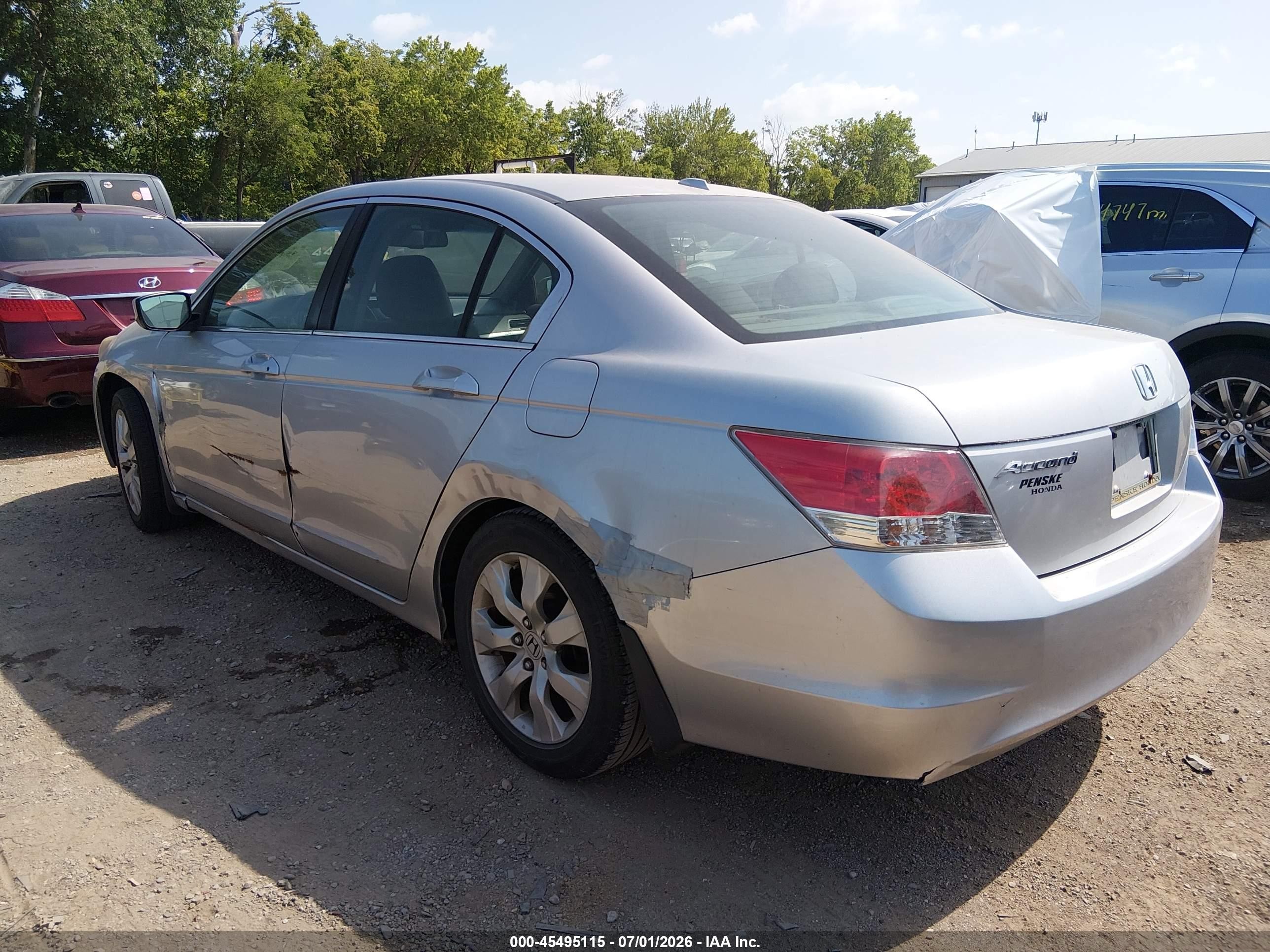 2010 Honda Accord 2.4 Ex-l Silver vin: 1HGCP2F83AA029541