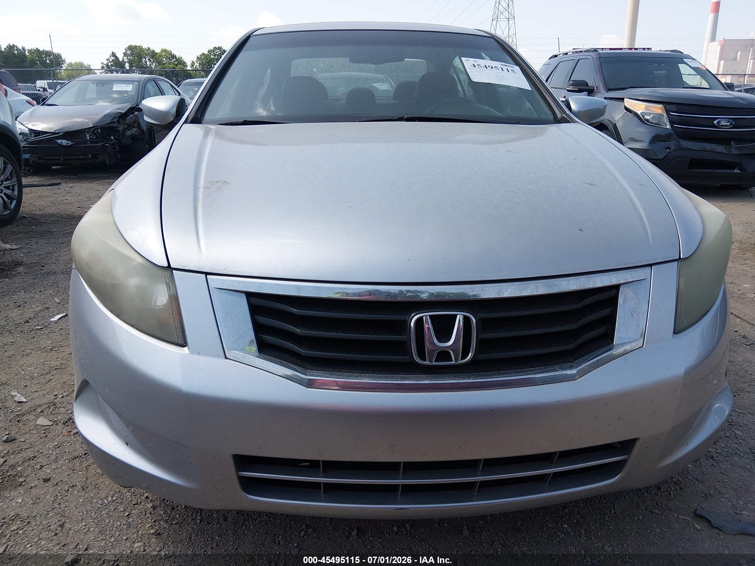 2010 Honda Accord 2.4 Ex-l Silver vin: 1HGCP2F83AA029541