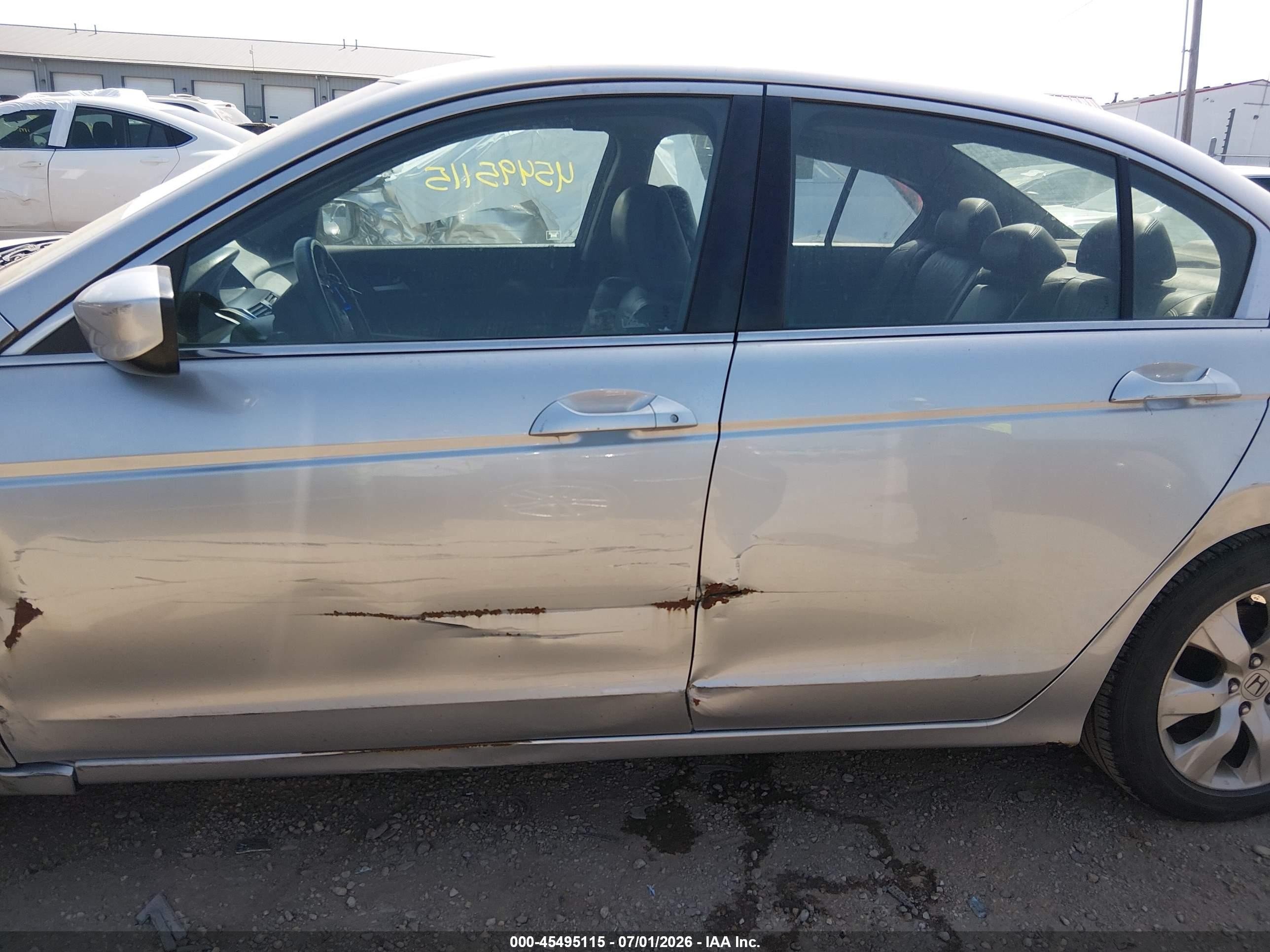 2010 Honda Accord 2.4 Ex-l Silver vin: 1HGCP2F83AA029541