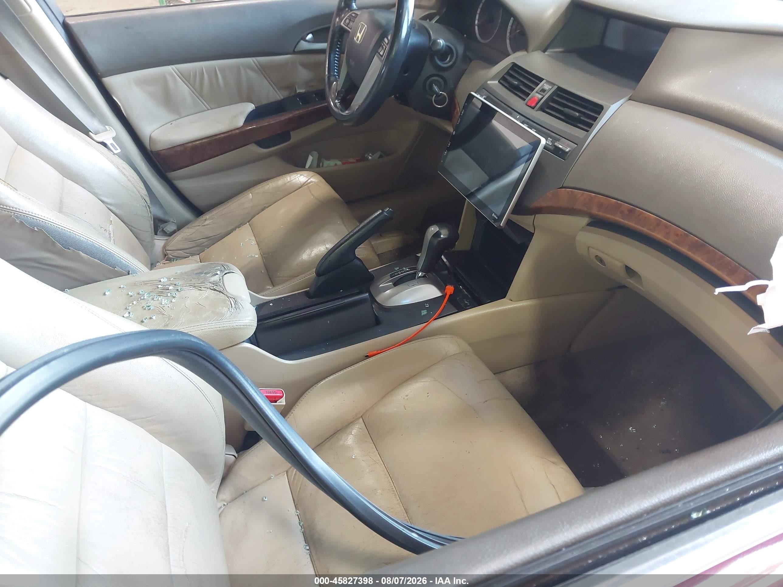 2010 Honda Accord 2.4 Ex-l Maroon vin: 1HGCP2F83AA031502